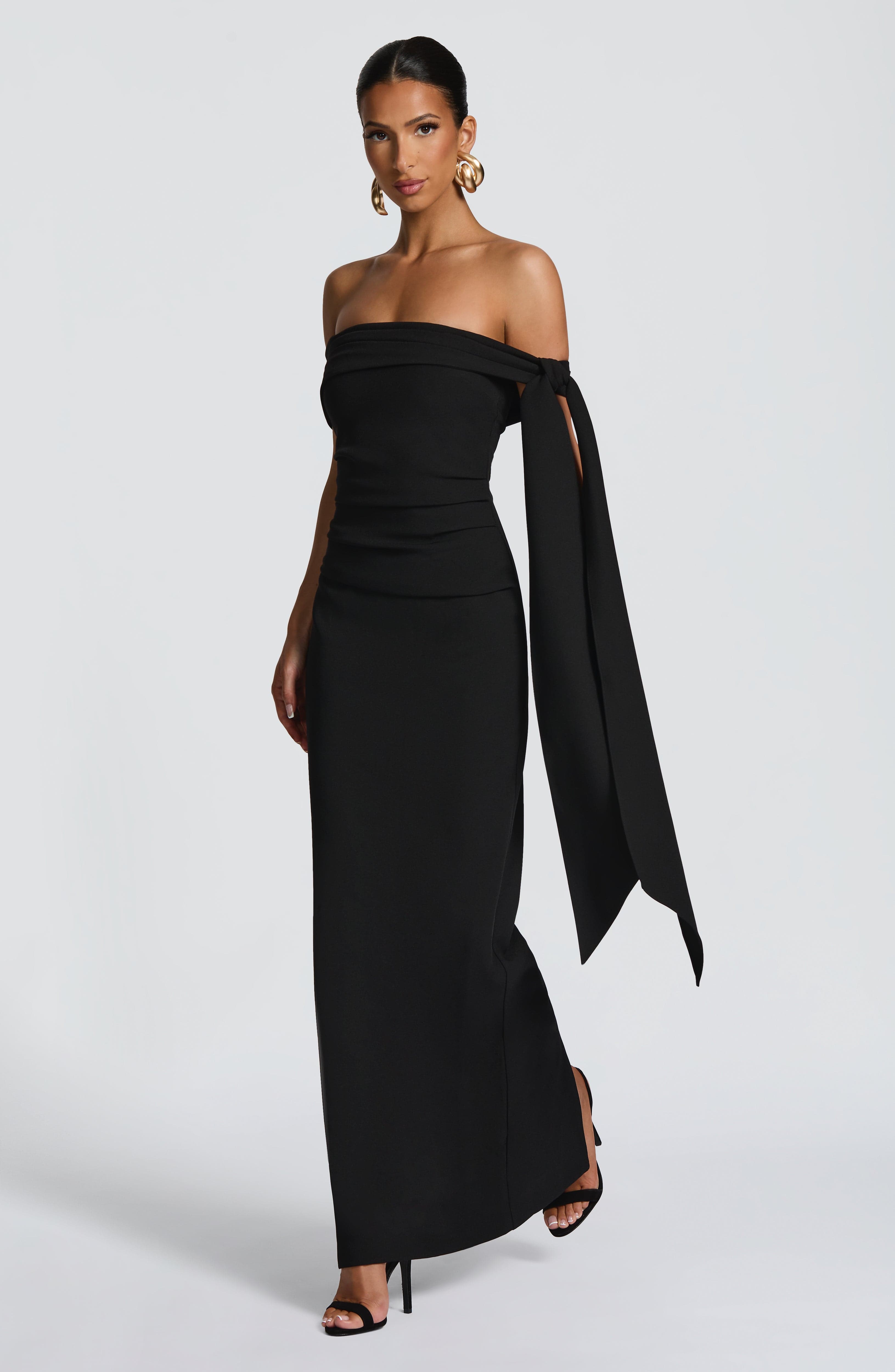 Addie Maxi Dress - Black - Napalia