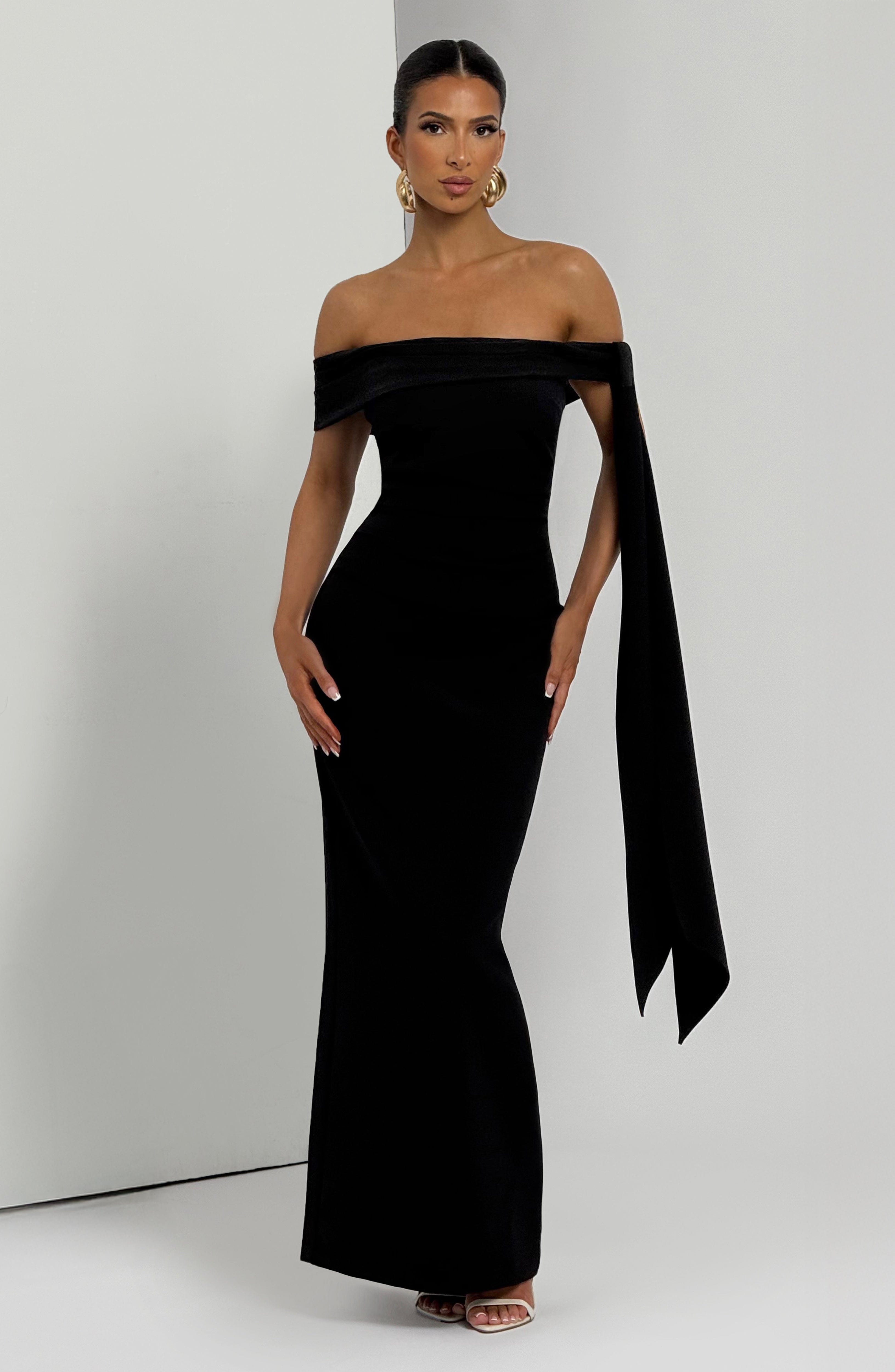 Addie Maxi Dress - Black - Napalia