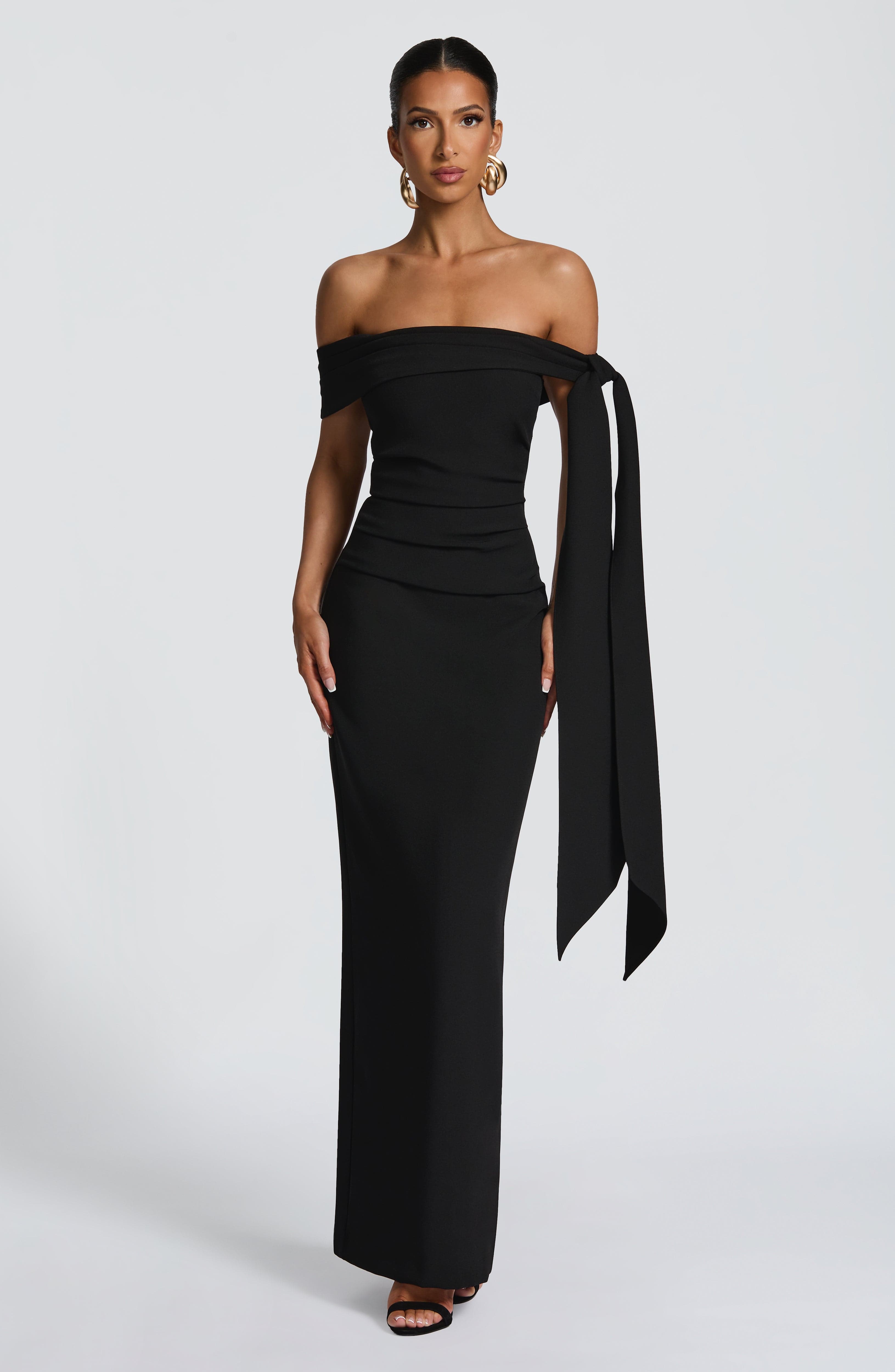 Addie Maxi Dress - Black - Napalia