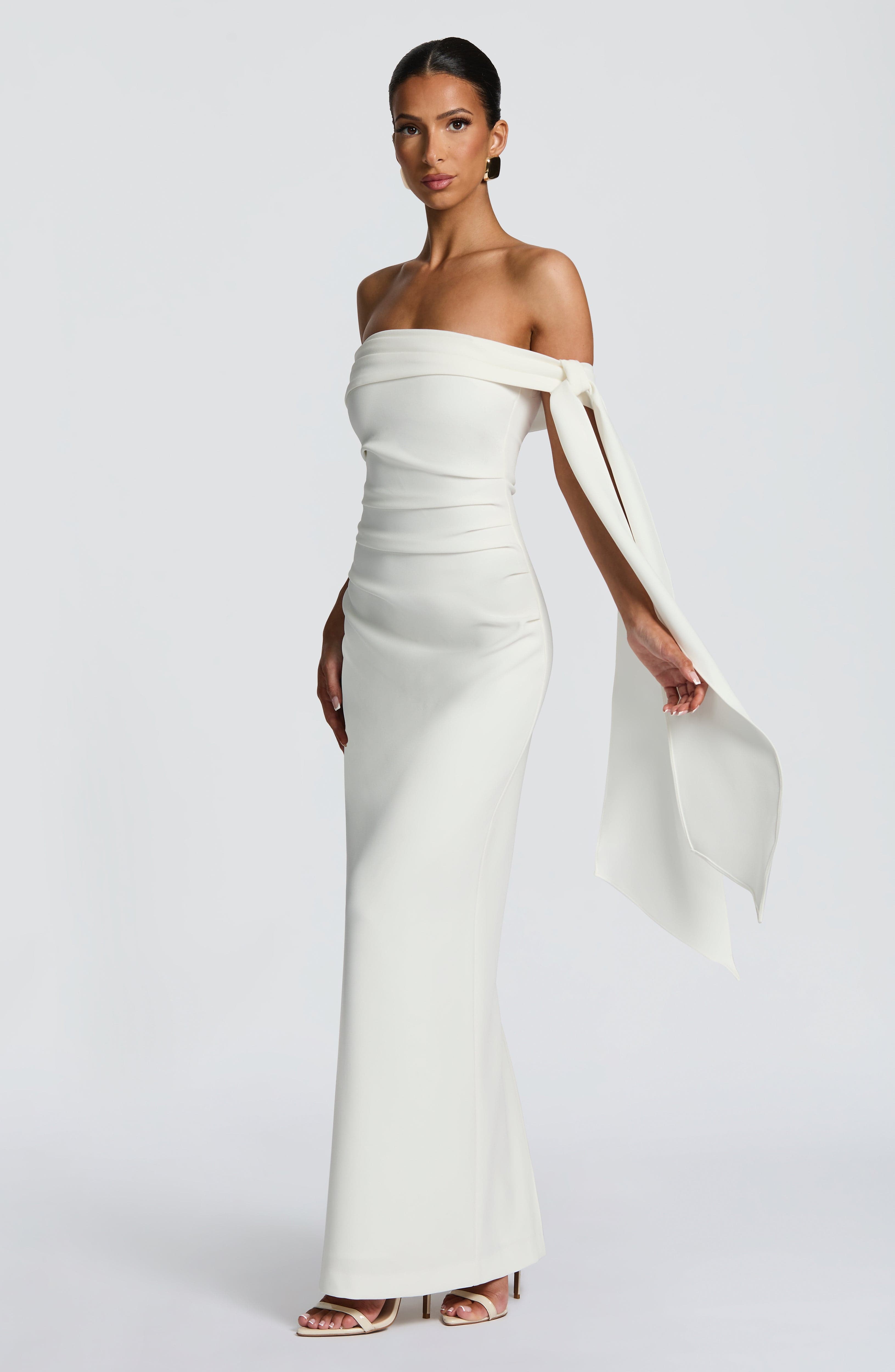 Addie Maxi Dress - Ivory - Napalia