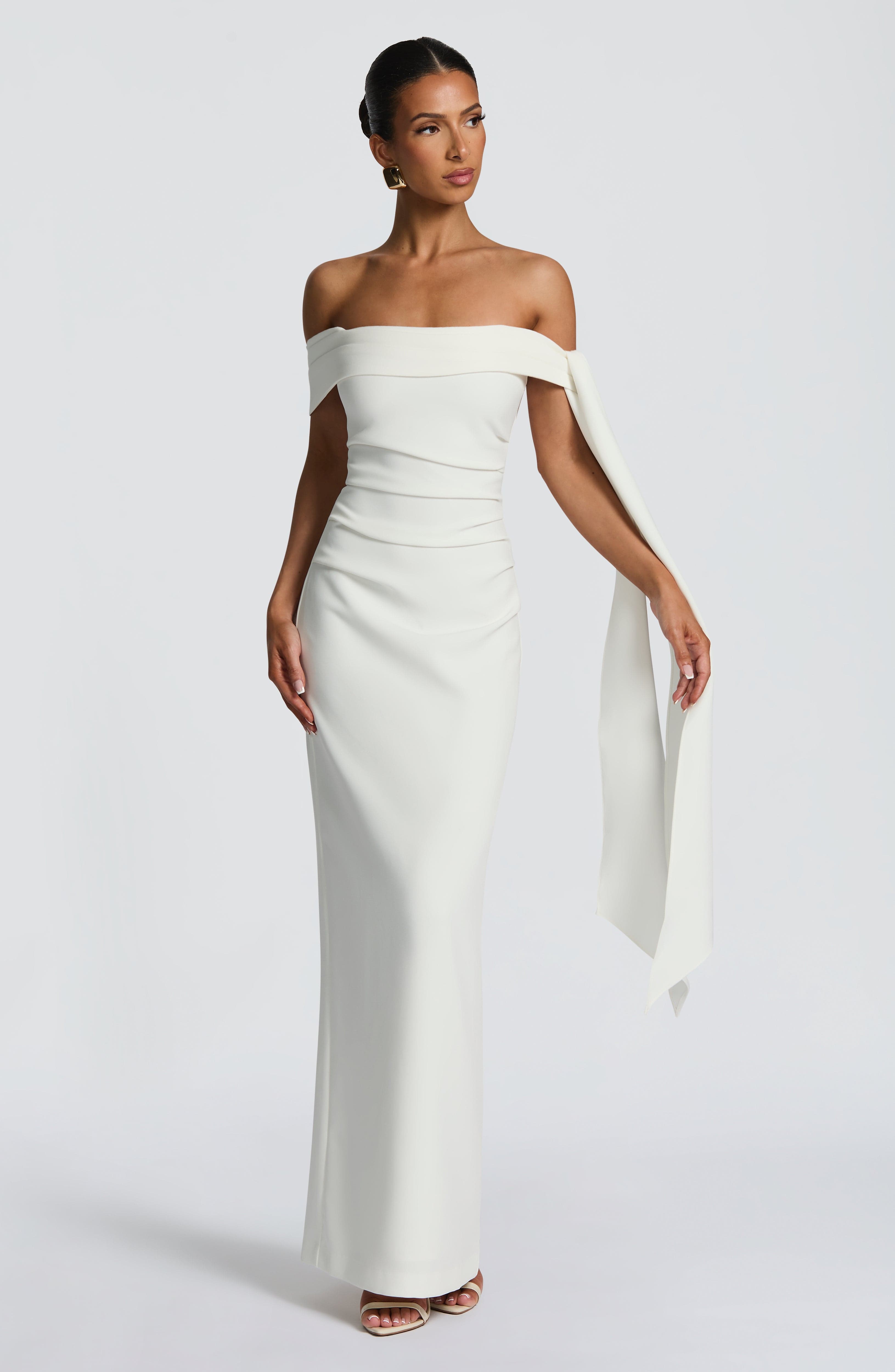 Addie Maxi Dress - Ivory - Napalia