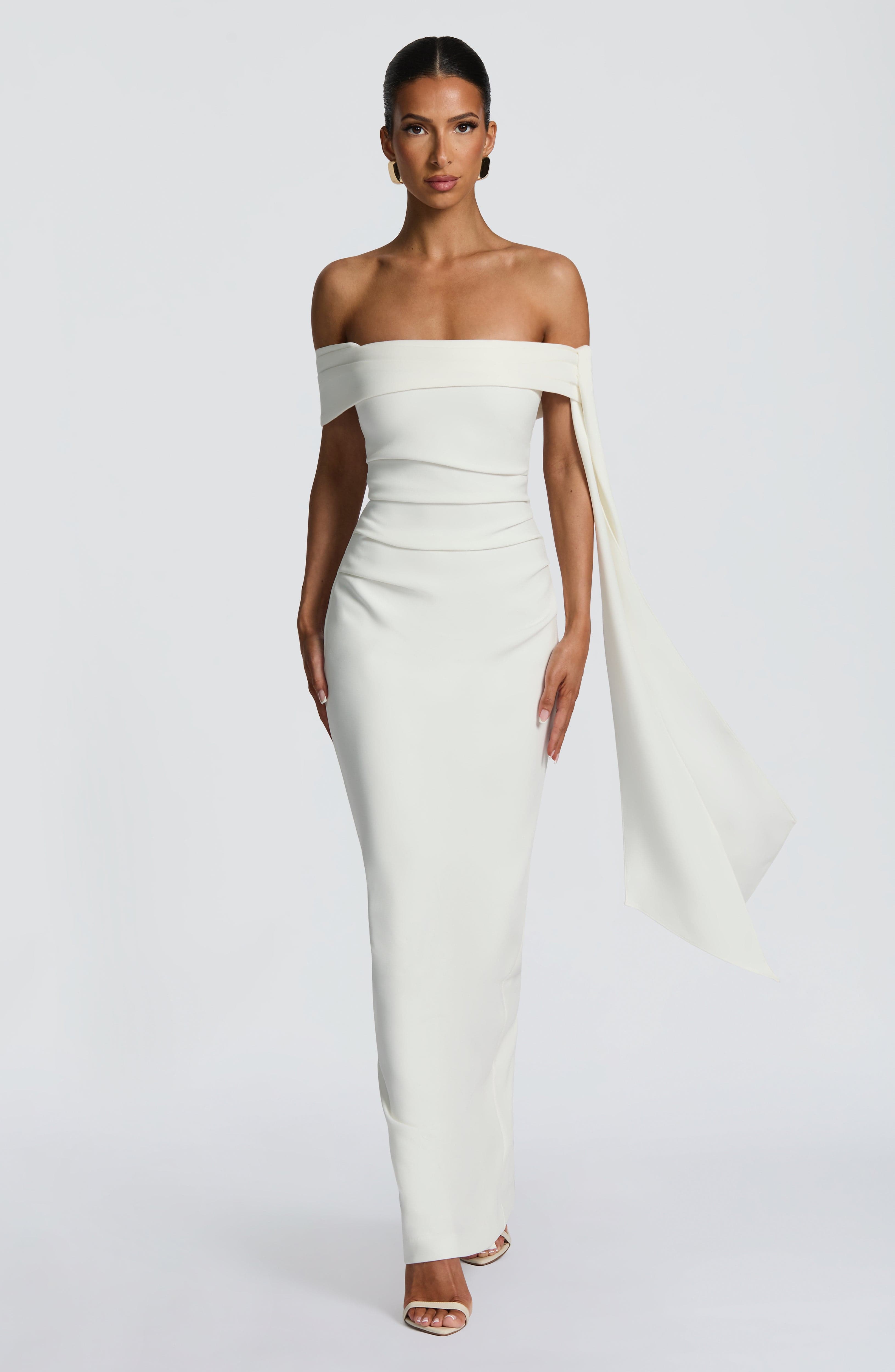 Addie Maxi Dress - Ivory - Napalia