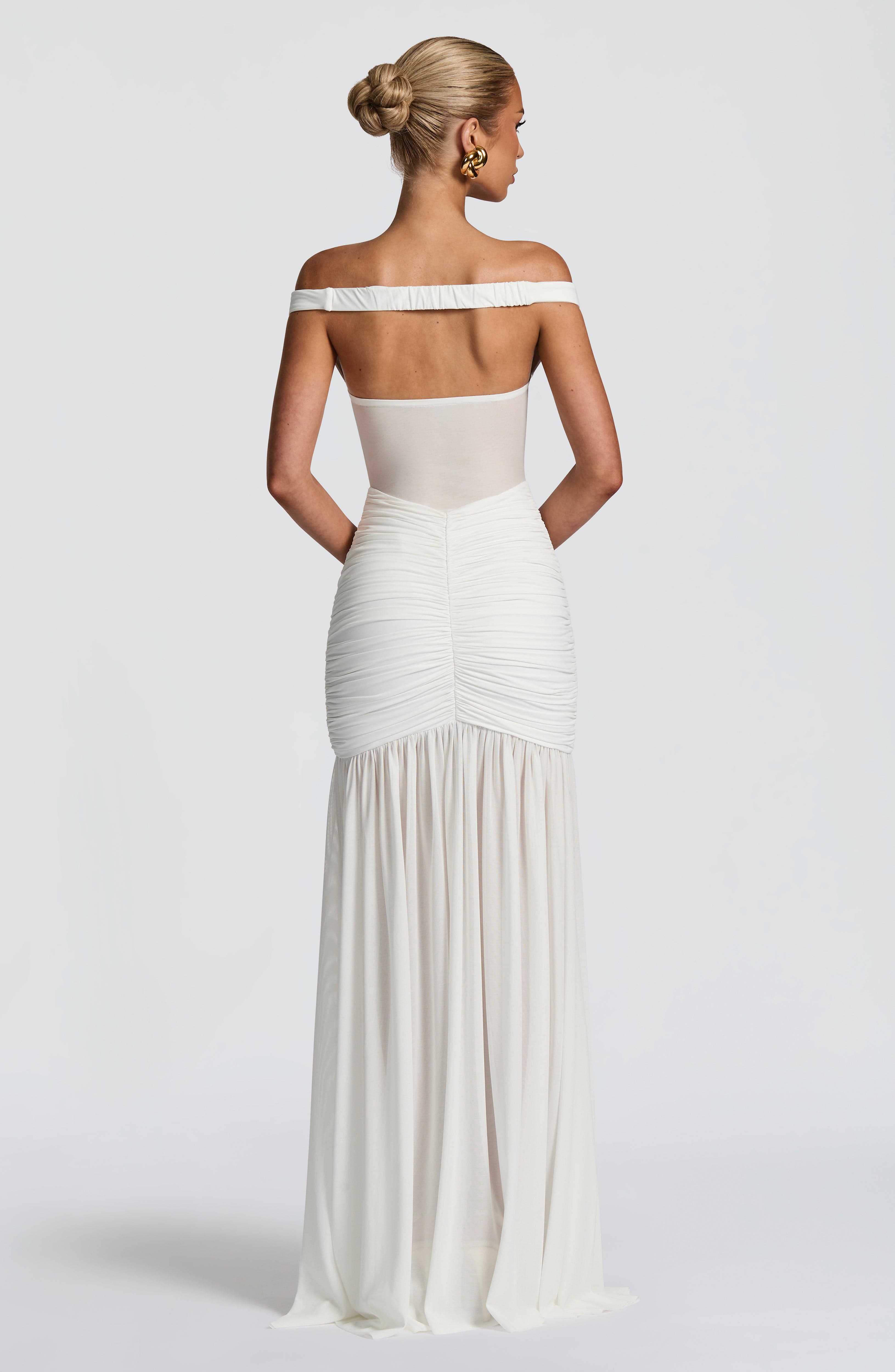 Alaia Maxi Dress - Ivory - Napalia