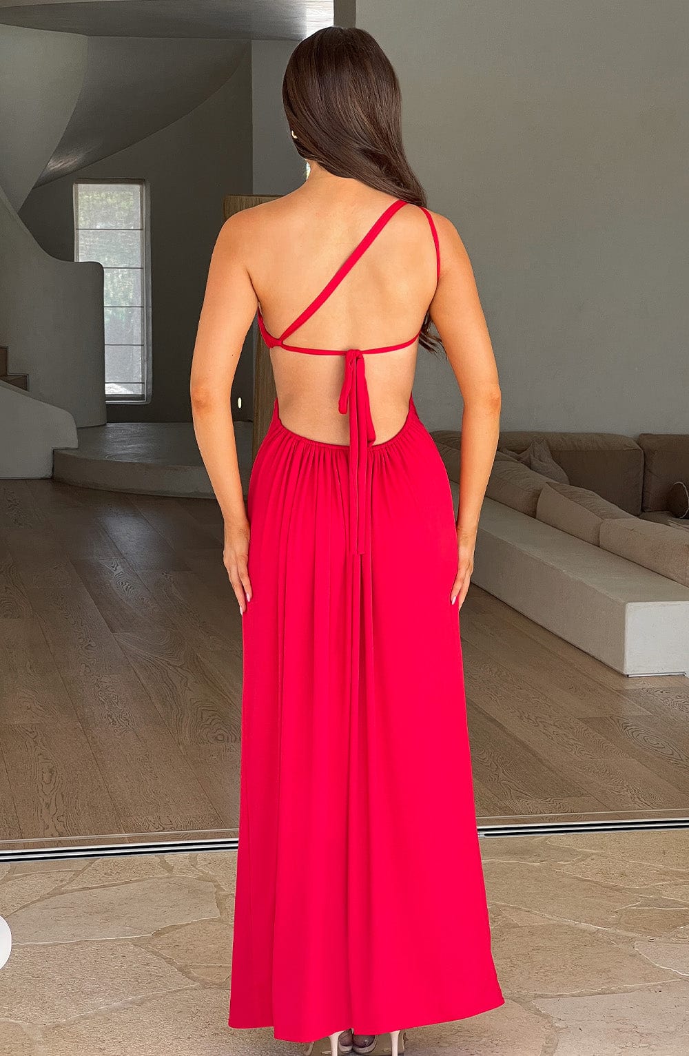 Alecia Maxi Dress - Red - Napalia