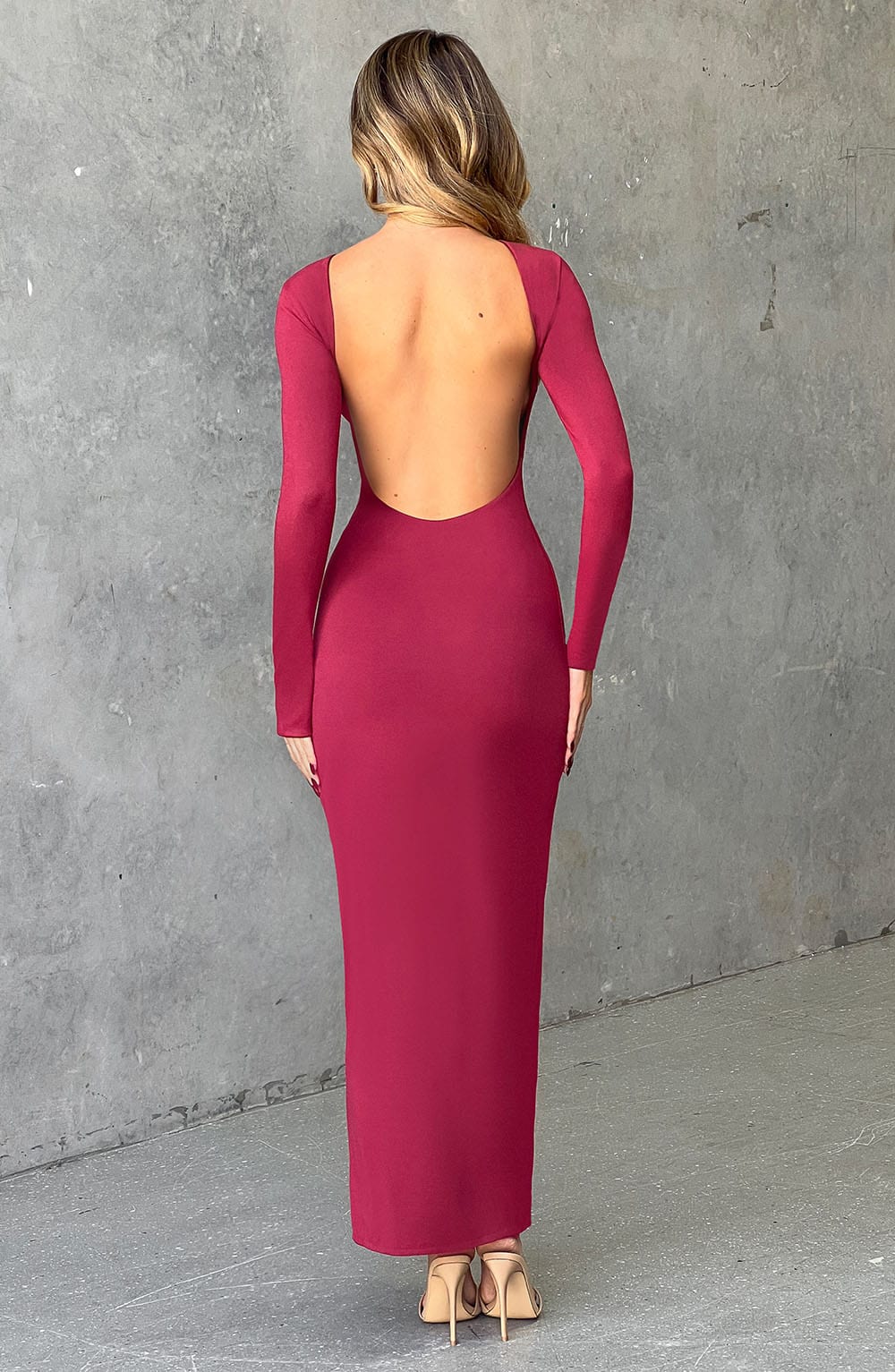 Aleena Maxi Dress - Cherry - Napalia