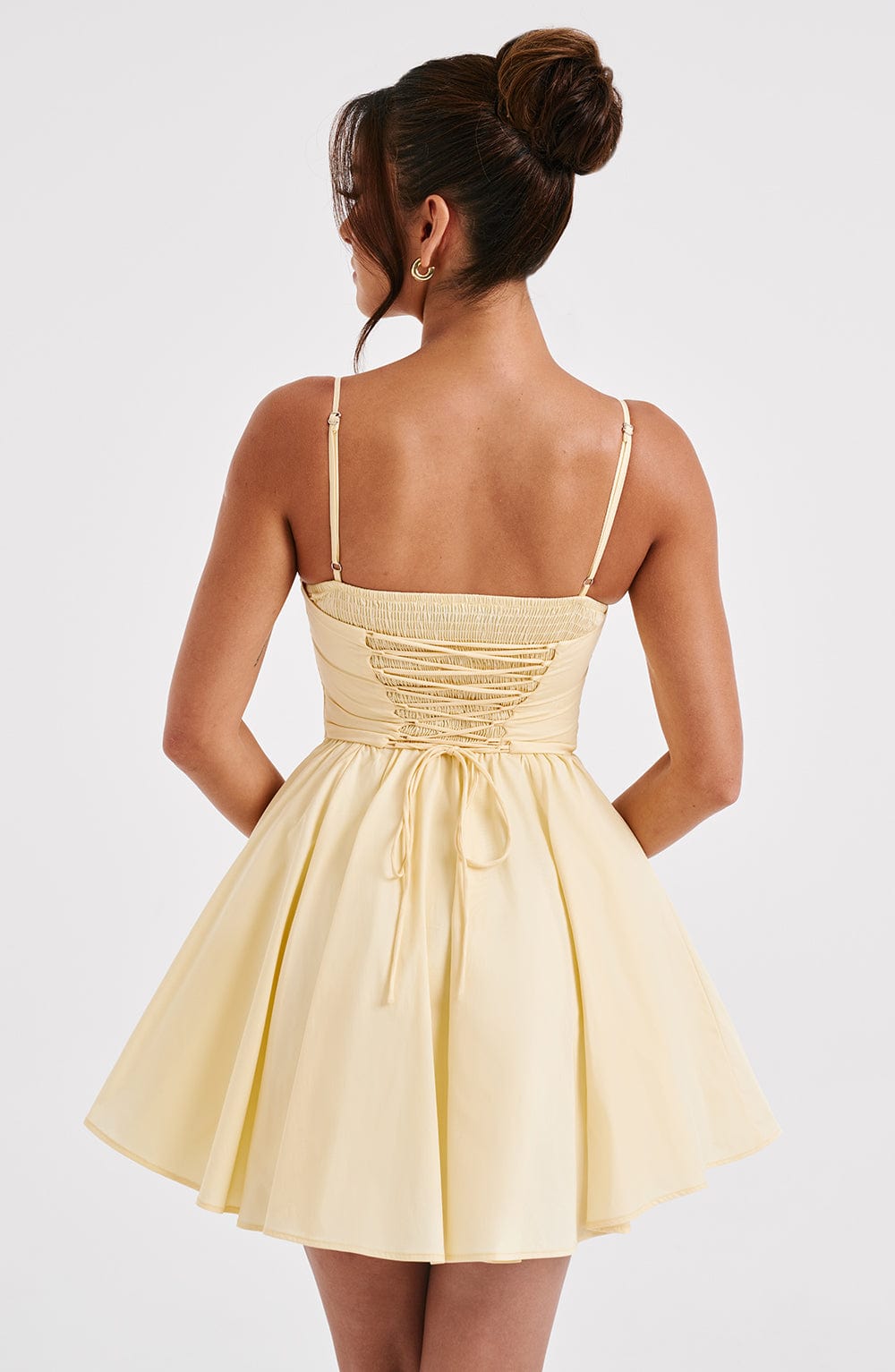 Analeigh Mini Dress - Lemon - Napalia