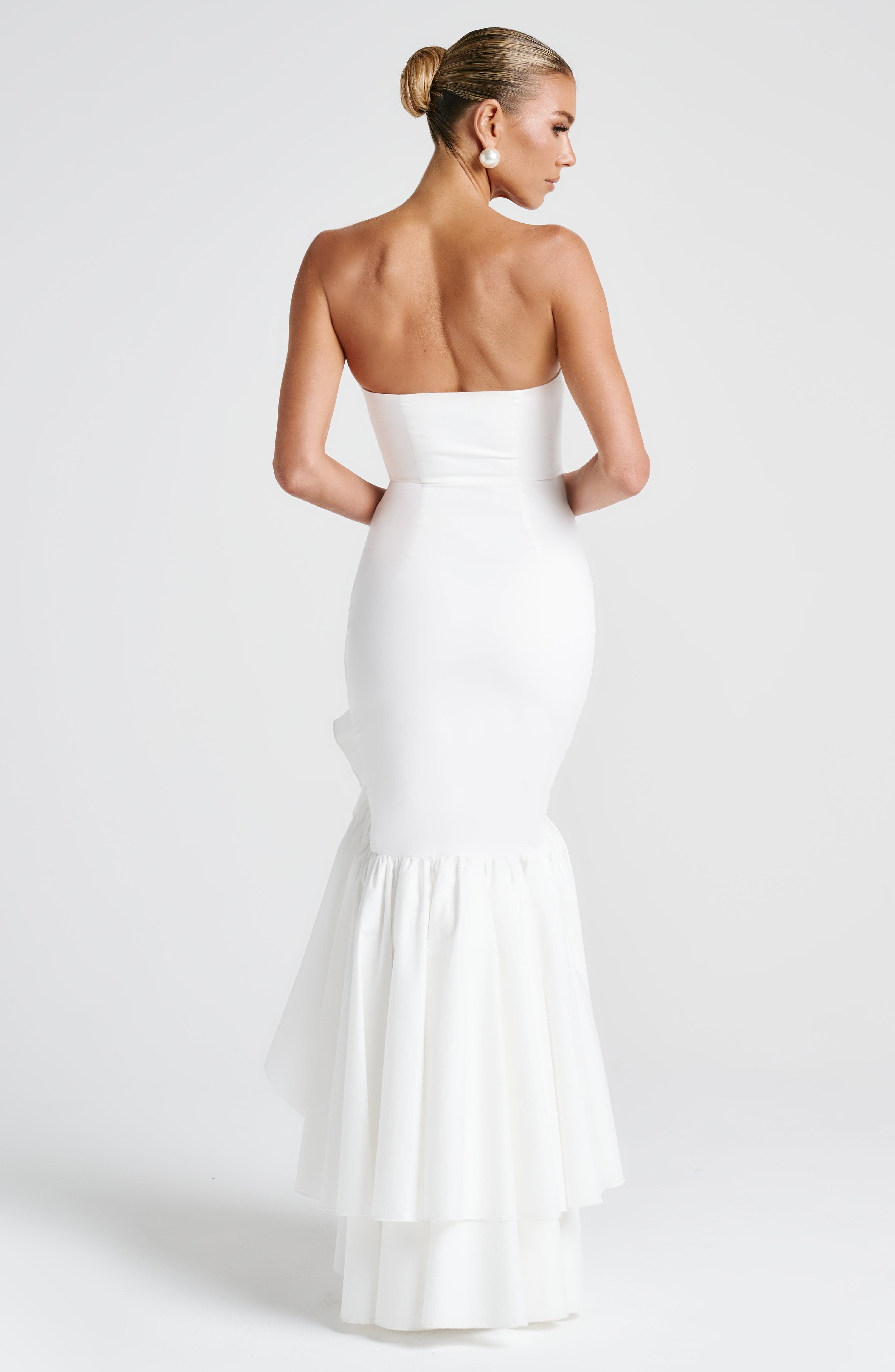 Angelina Maxi Dress - Ivory - Napalia