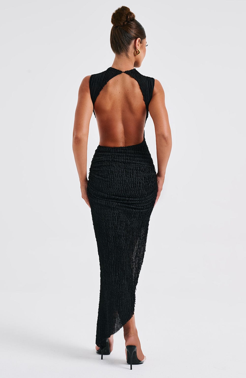 Aphrodite Midi Dress - Black - Napalia