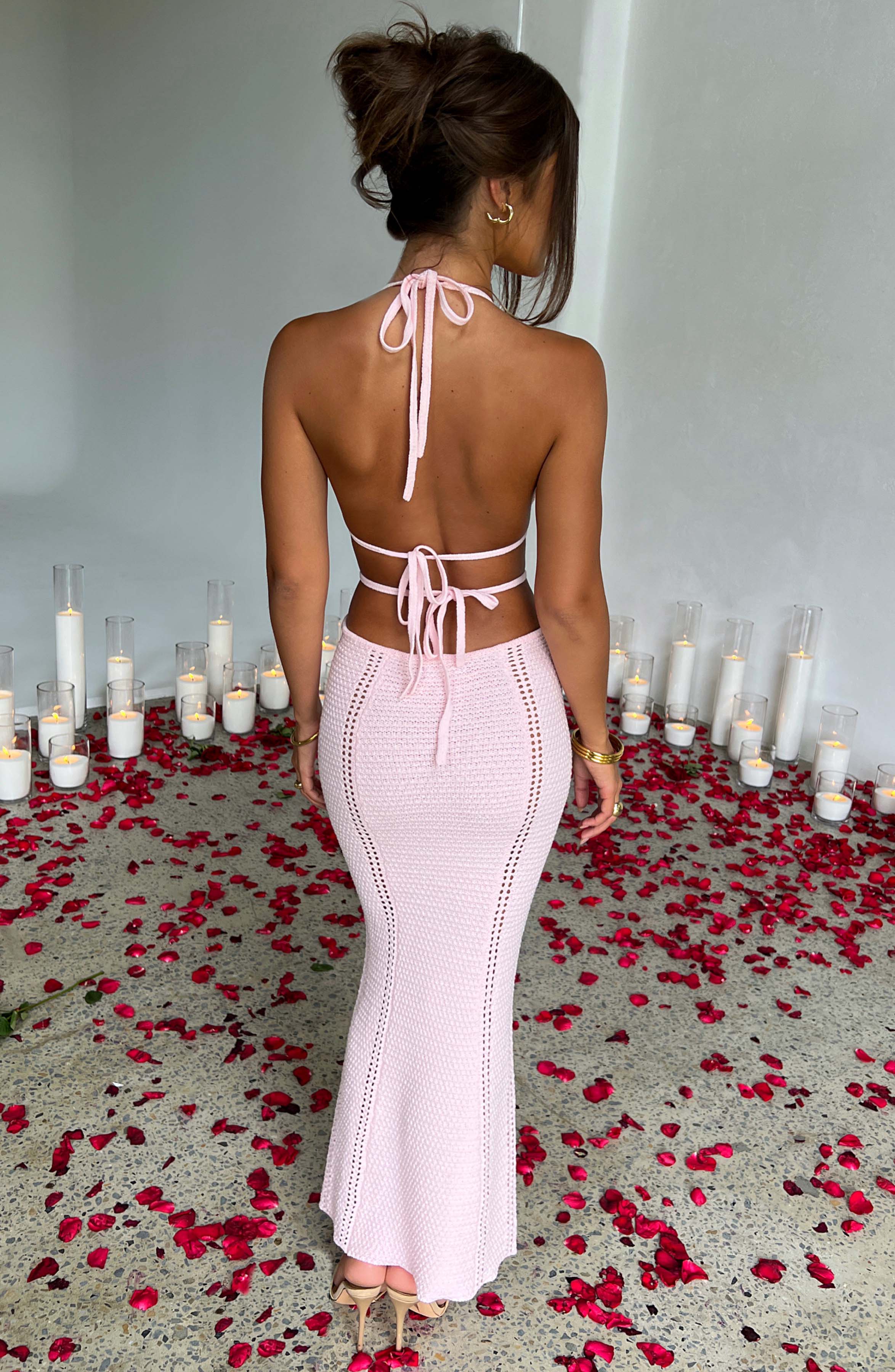 Arabella Maxi Dress - Blush - Napalia