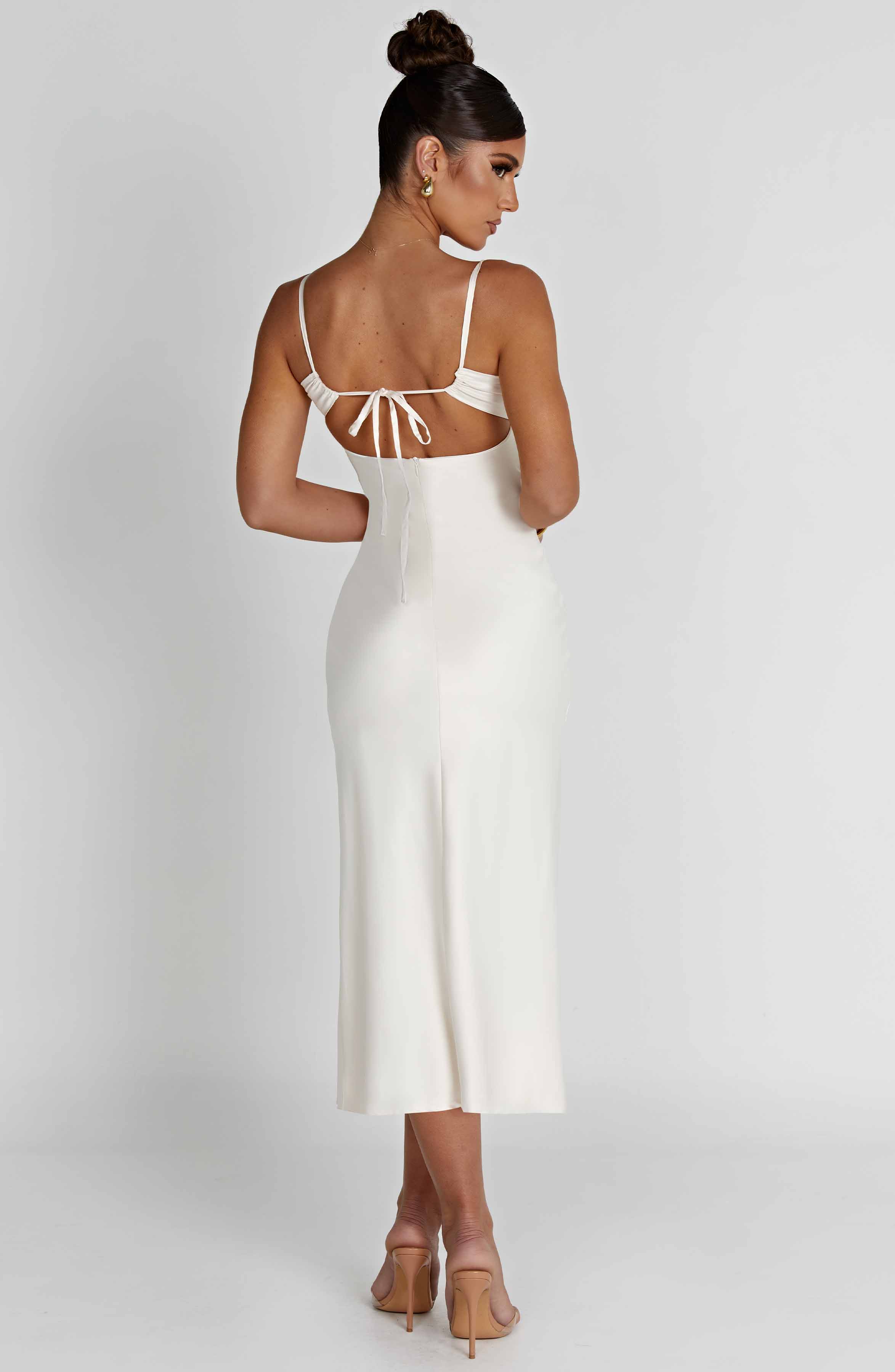 Ardelle Midi Dress - Ivory - Napalia