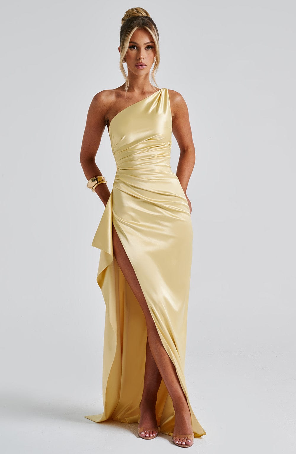 Ariel Maxi Dress - Lemon - Napalia
