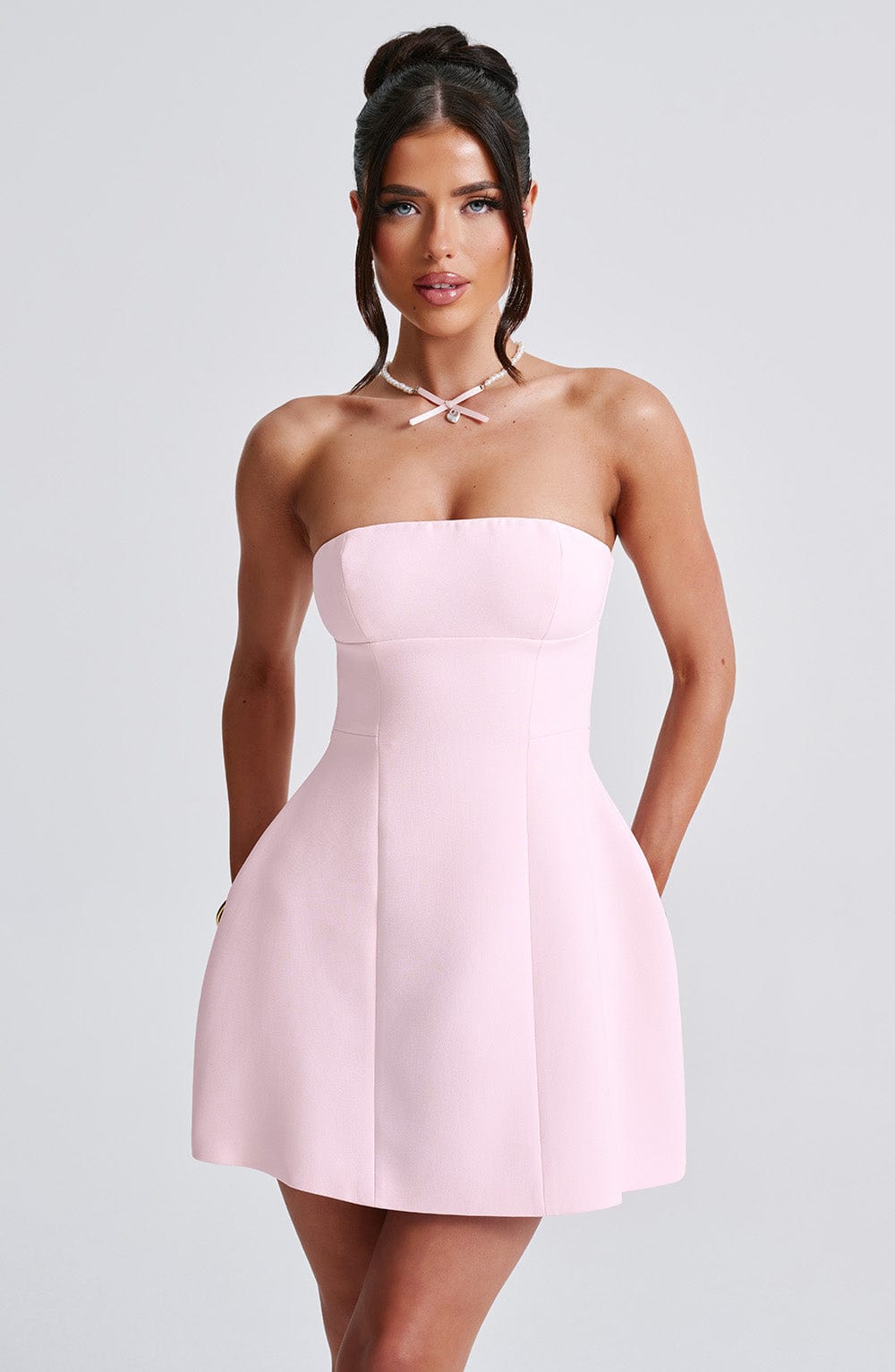 Asha Mini Dress - Blush - Napalia