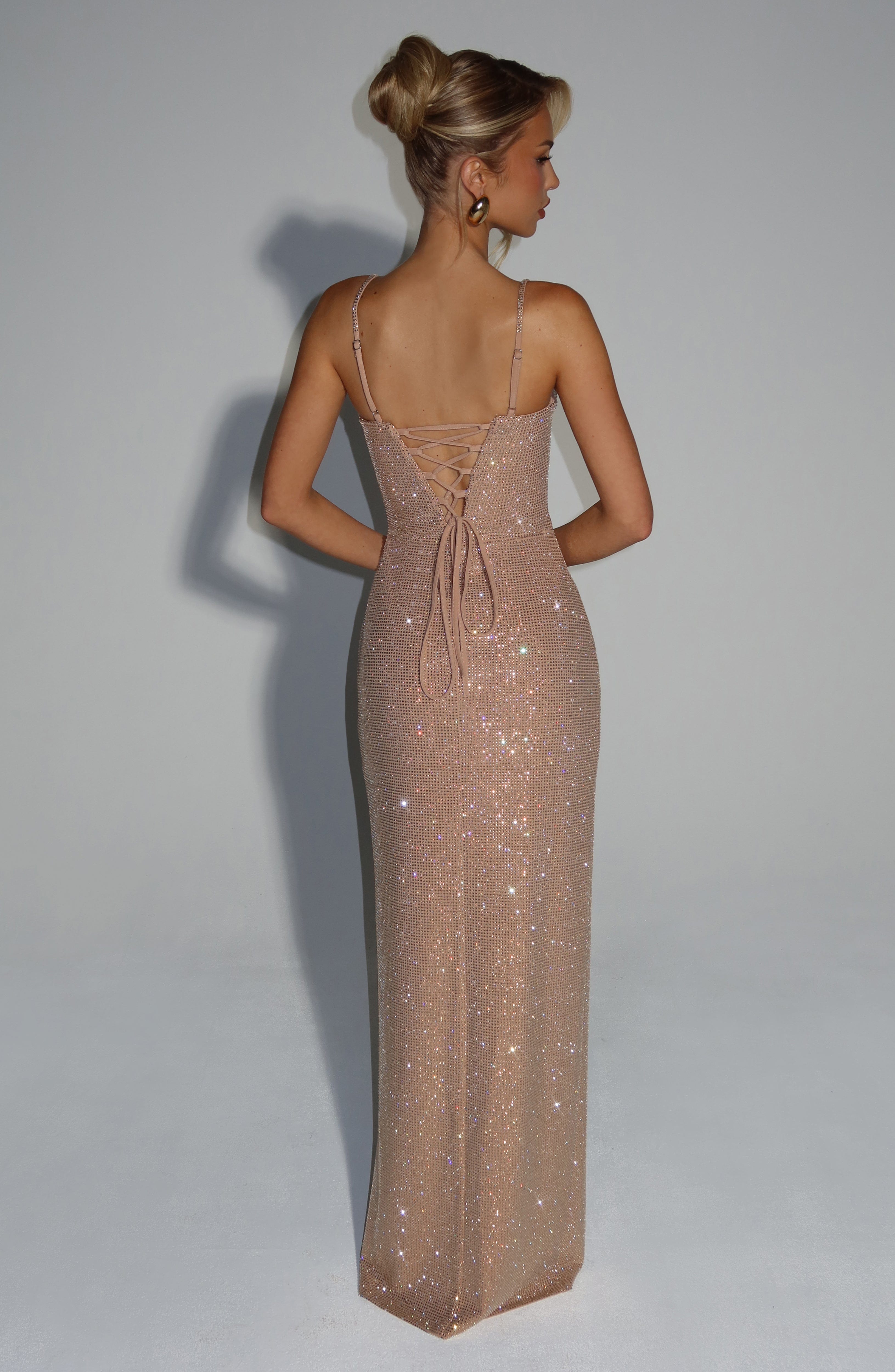 Ashton Maxi Dress - Gold - Napalia