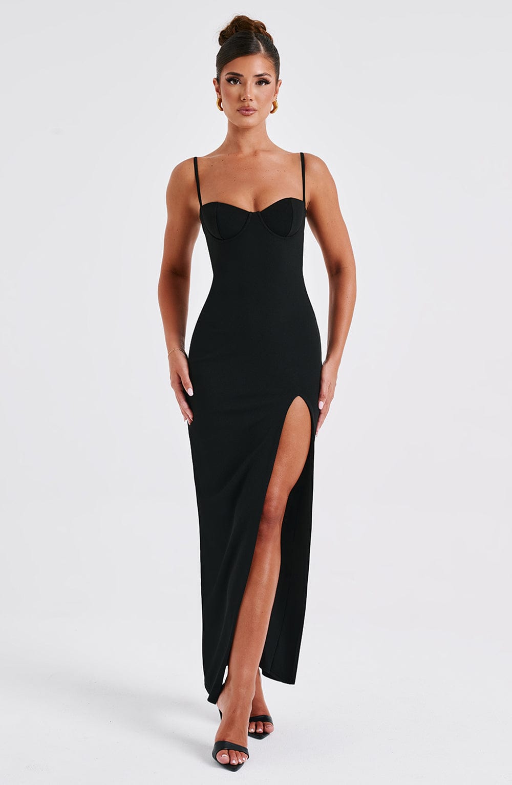 Asteria Maxi Dress - Black - Napalia