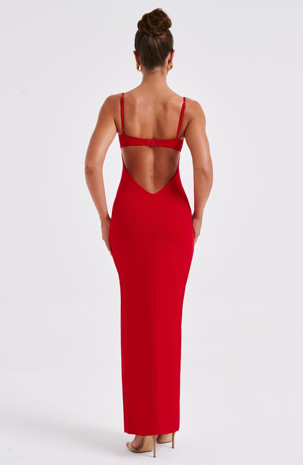 Asteria Maxi Dress - Red - Napalia