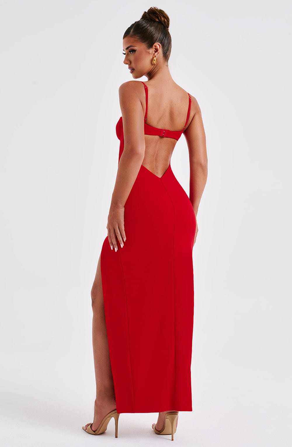 Asteria Maxi Dress - Red - Napalia