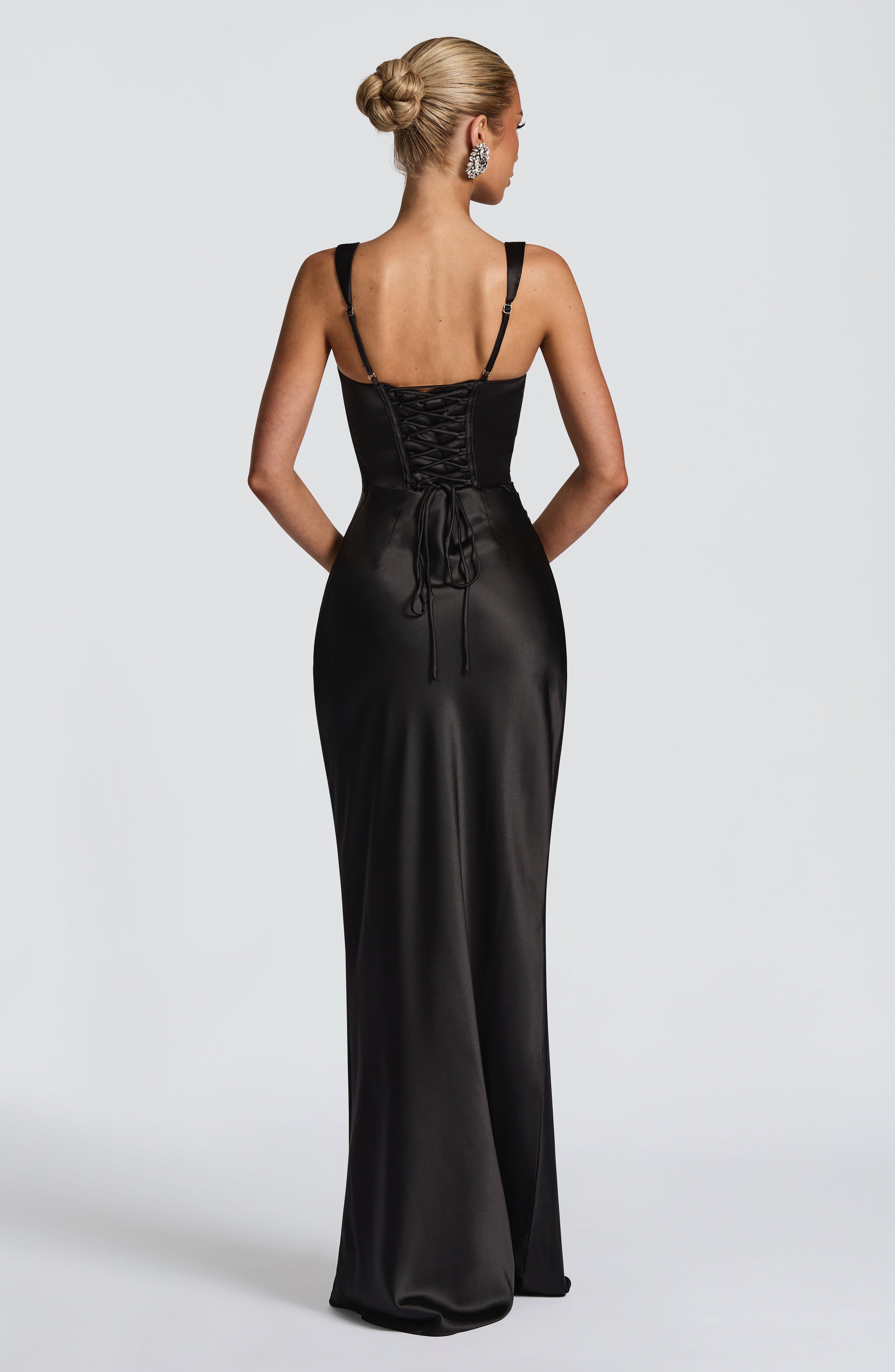 Calanthe Maxi Dress - Black - Napalia