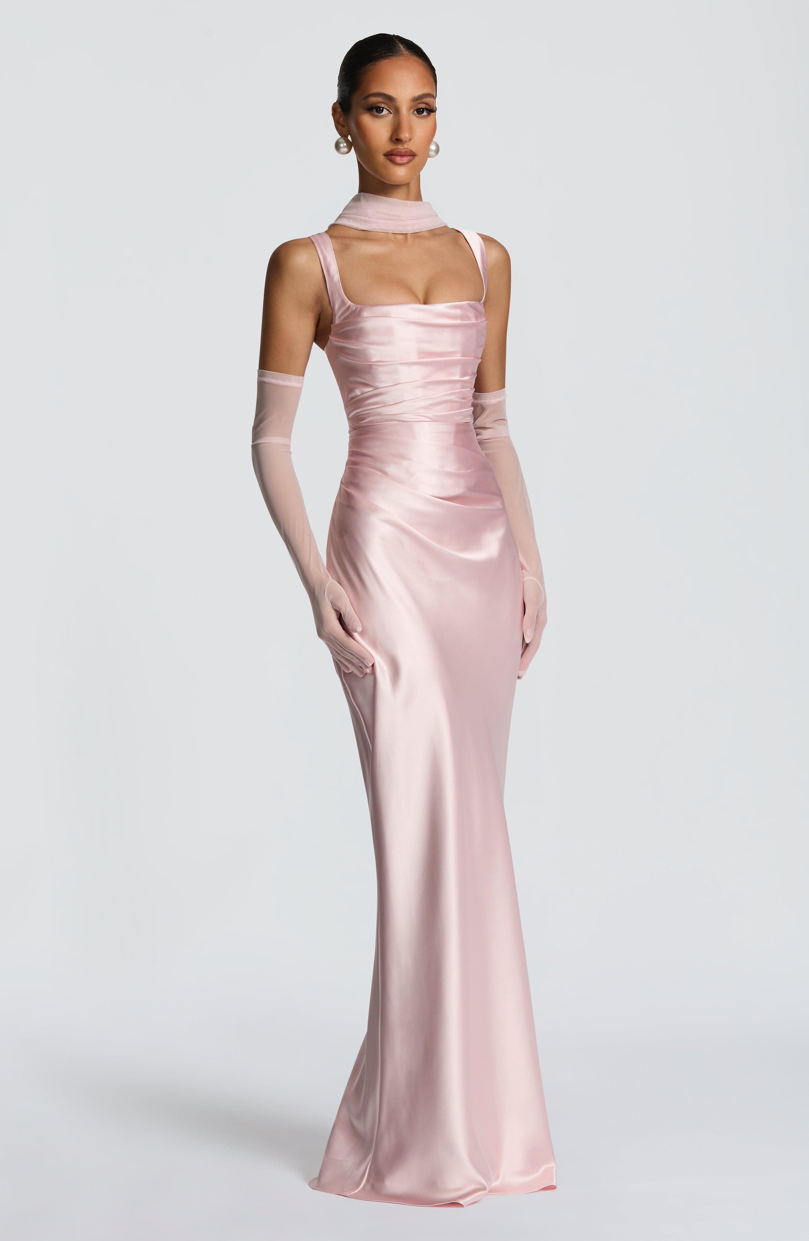 Calanthe Maxi Dress - Blush - Napalia