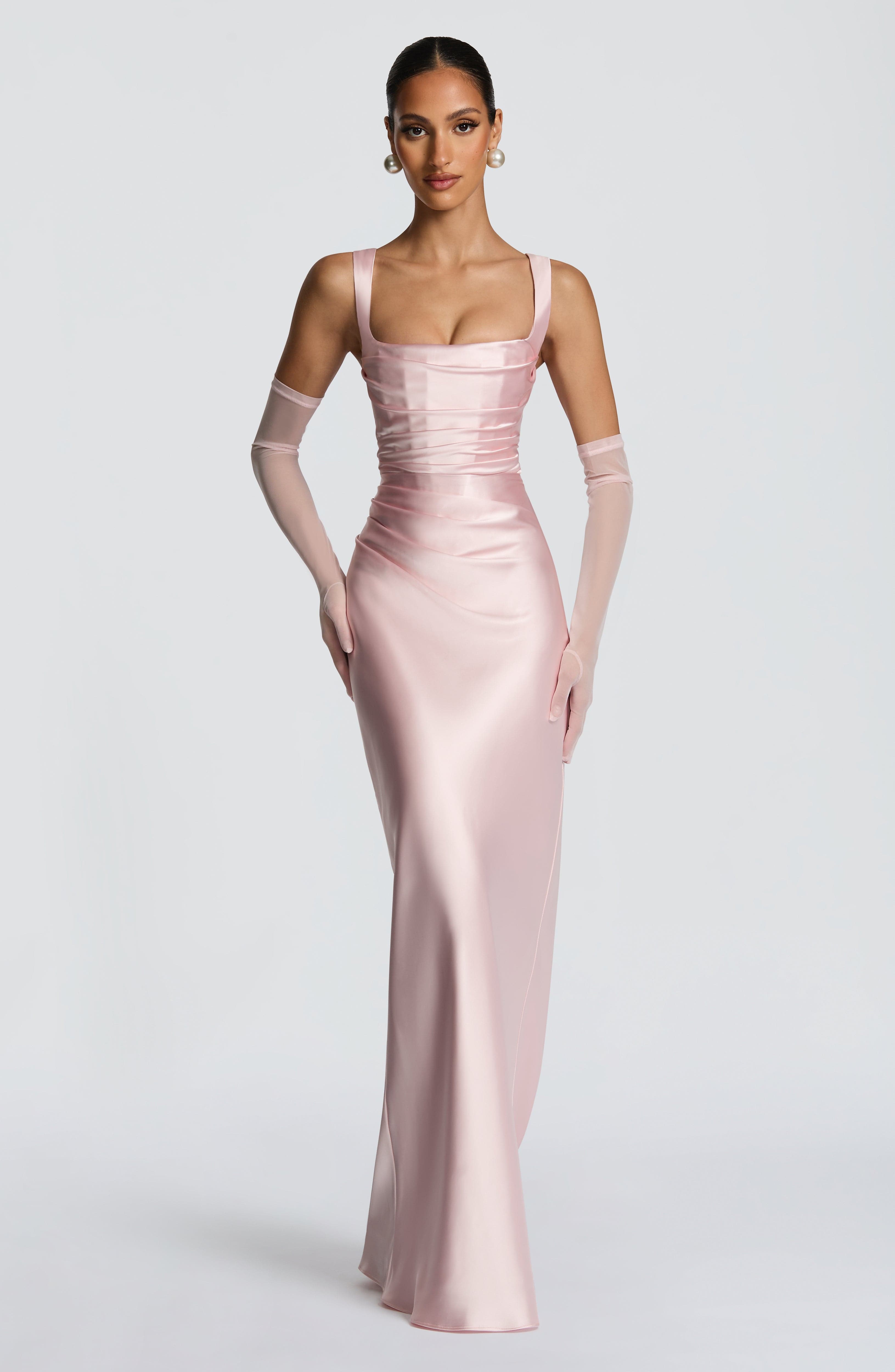 Calanthe Maxi Dress - Blush - Napalia