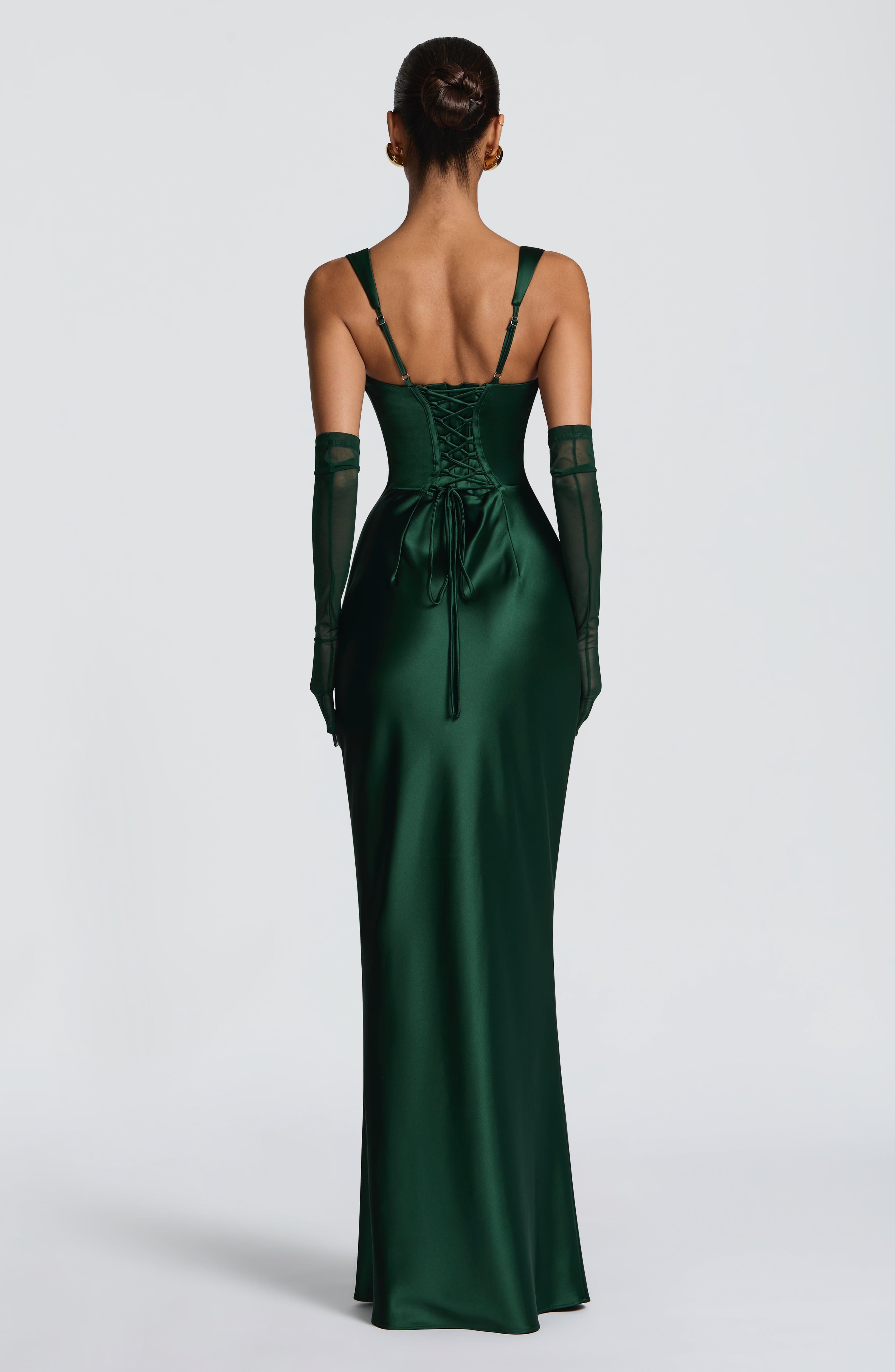 Calanthe Maxi Dress - Emerald - Napalia