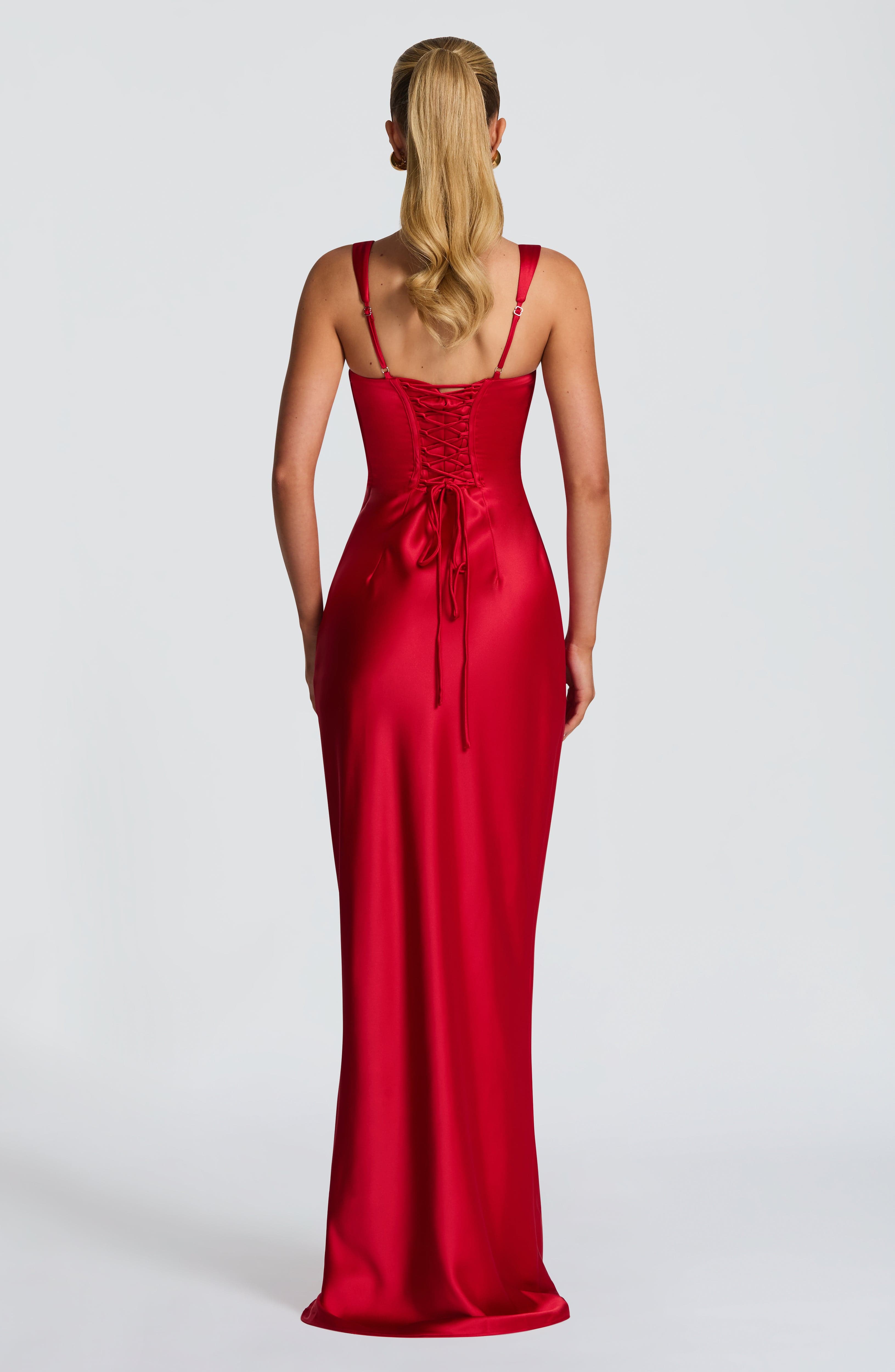 Calanthe Maxi Dress - Red - Napalia