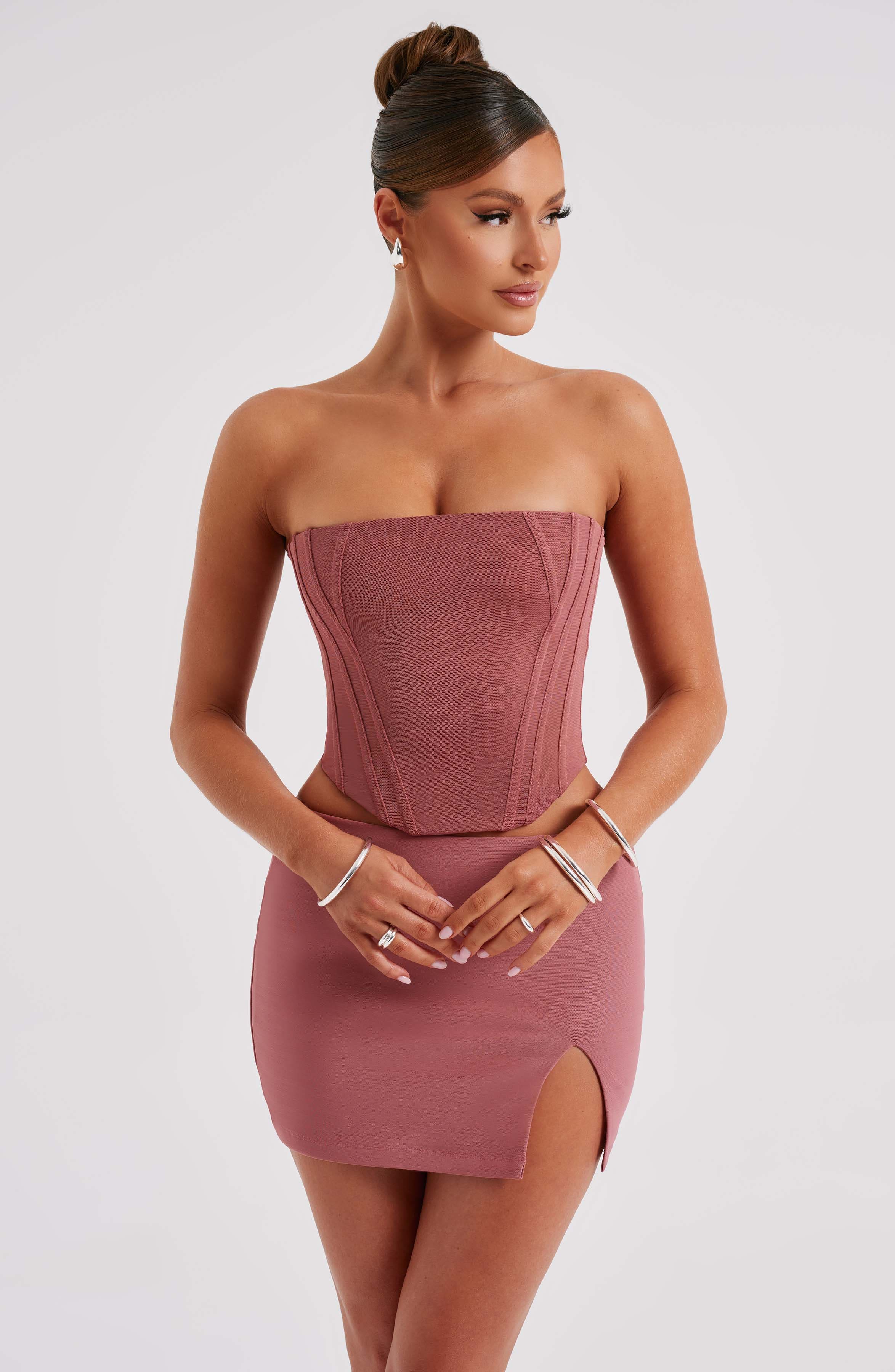 Cami Corset - Rose Pink - Napalia