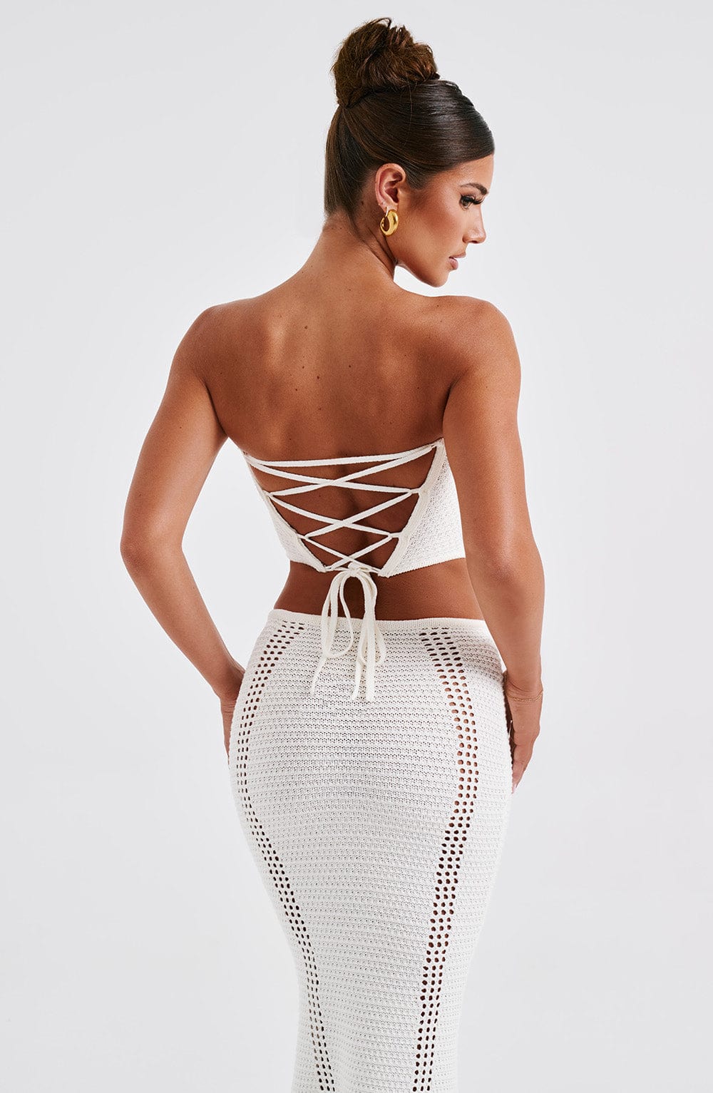 Carly Corset - White - Napalia