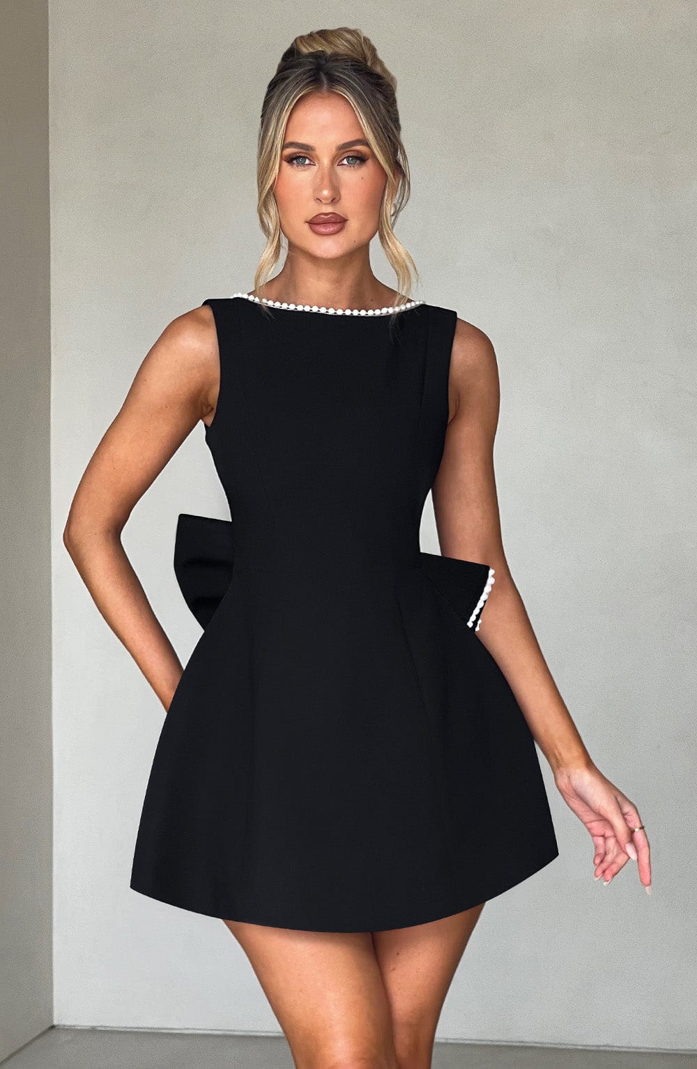 Carrie Mini Dress - Black - Napalia