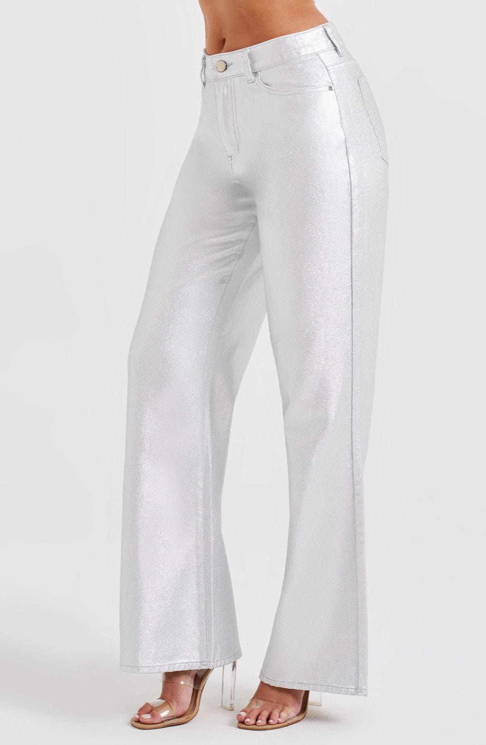 Cassidy Pant - Silver - Napalia
