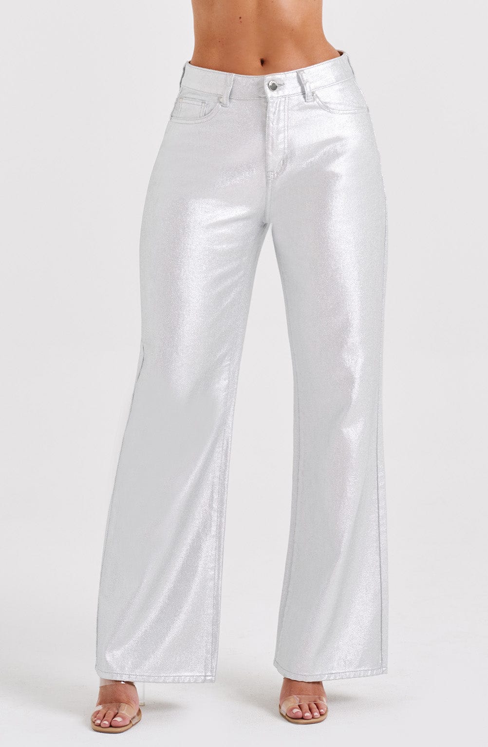 Cassidy Pant - Silver - Napalia