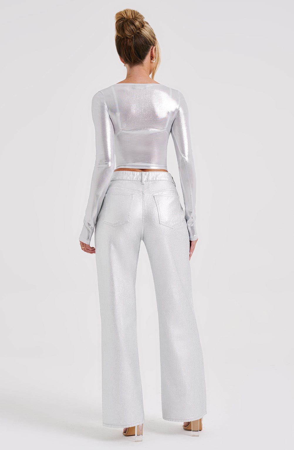 Cassidy Pant - Silver - Napalia
