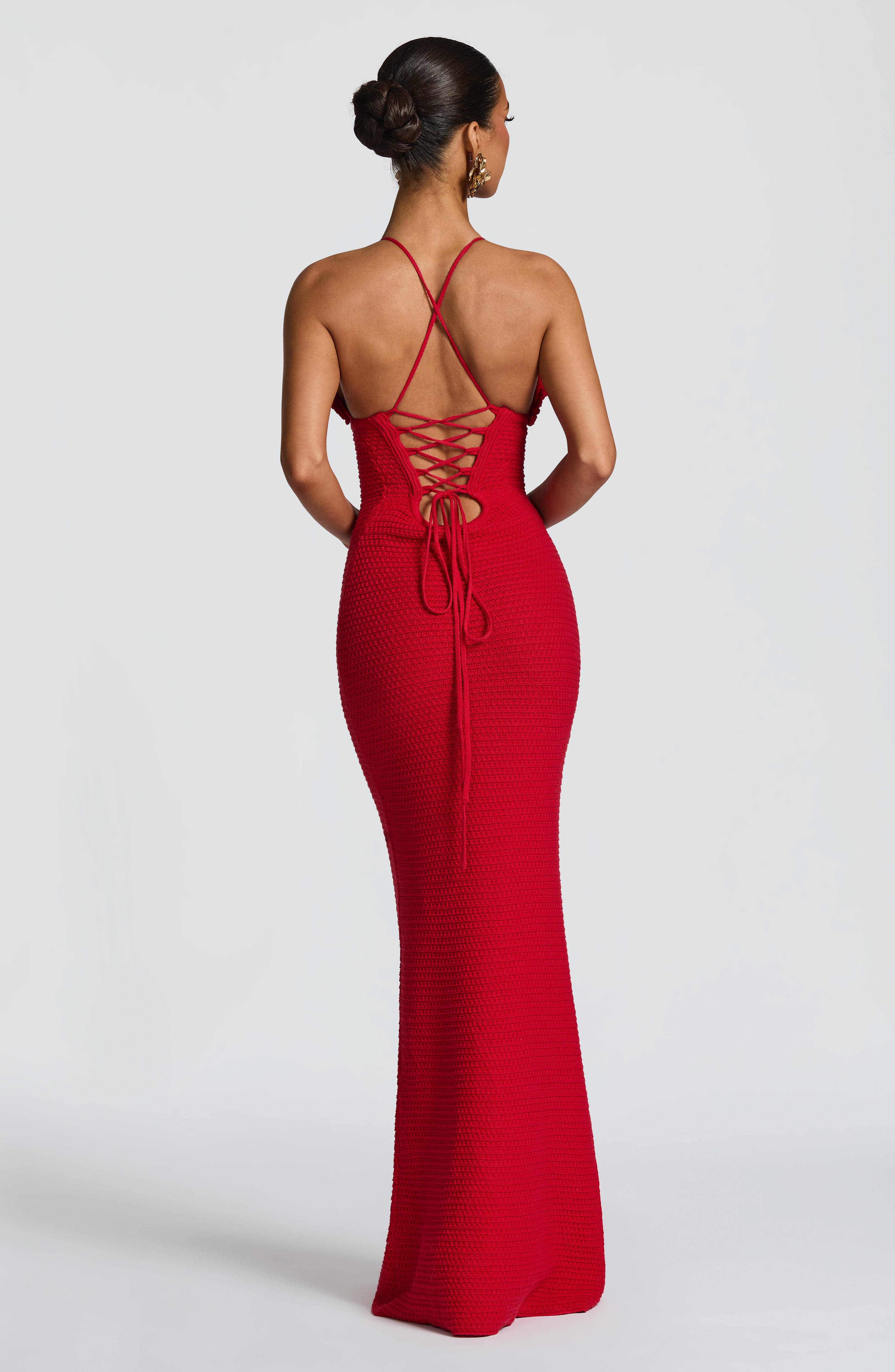 Celaena Maxi Dress - Red - Napalia