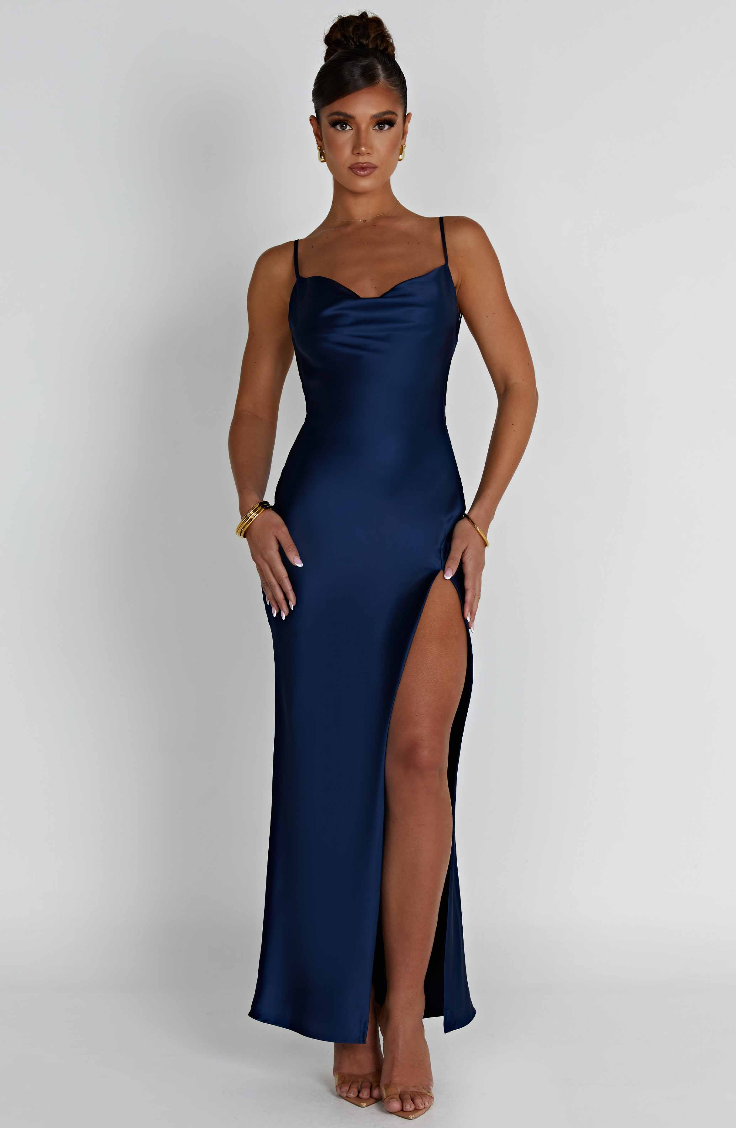 Celestina Maxi Dress - Navy - Napalia