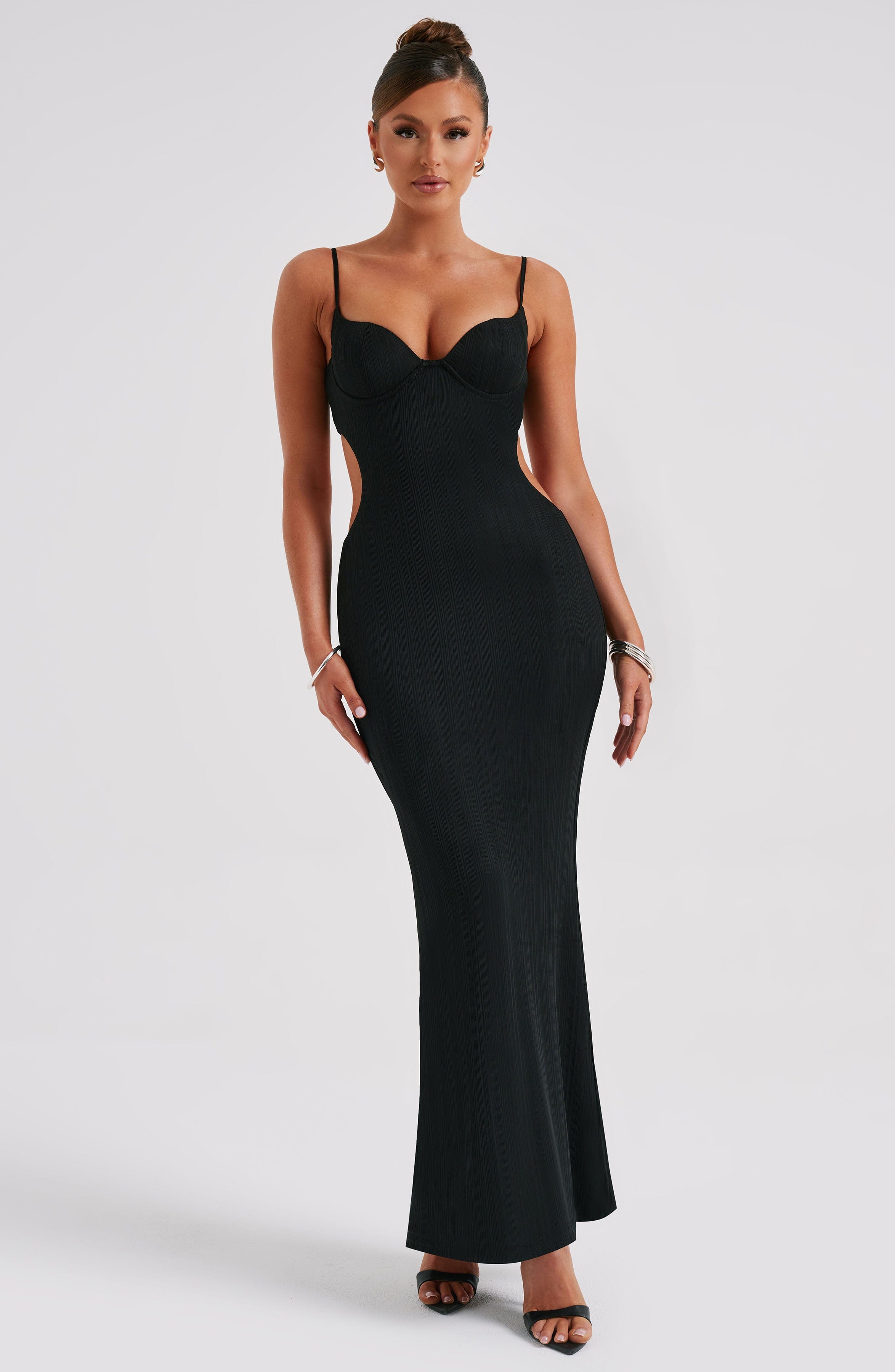 Celine Maxi Dress - Black - Napalia