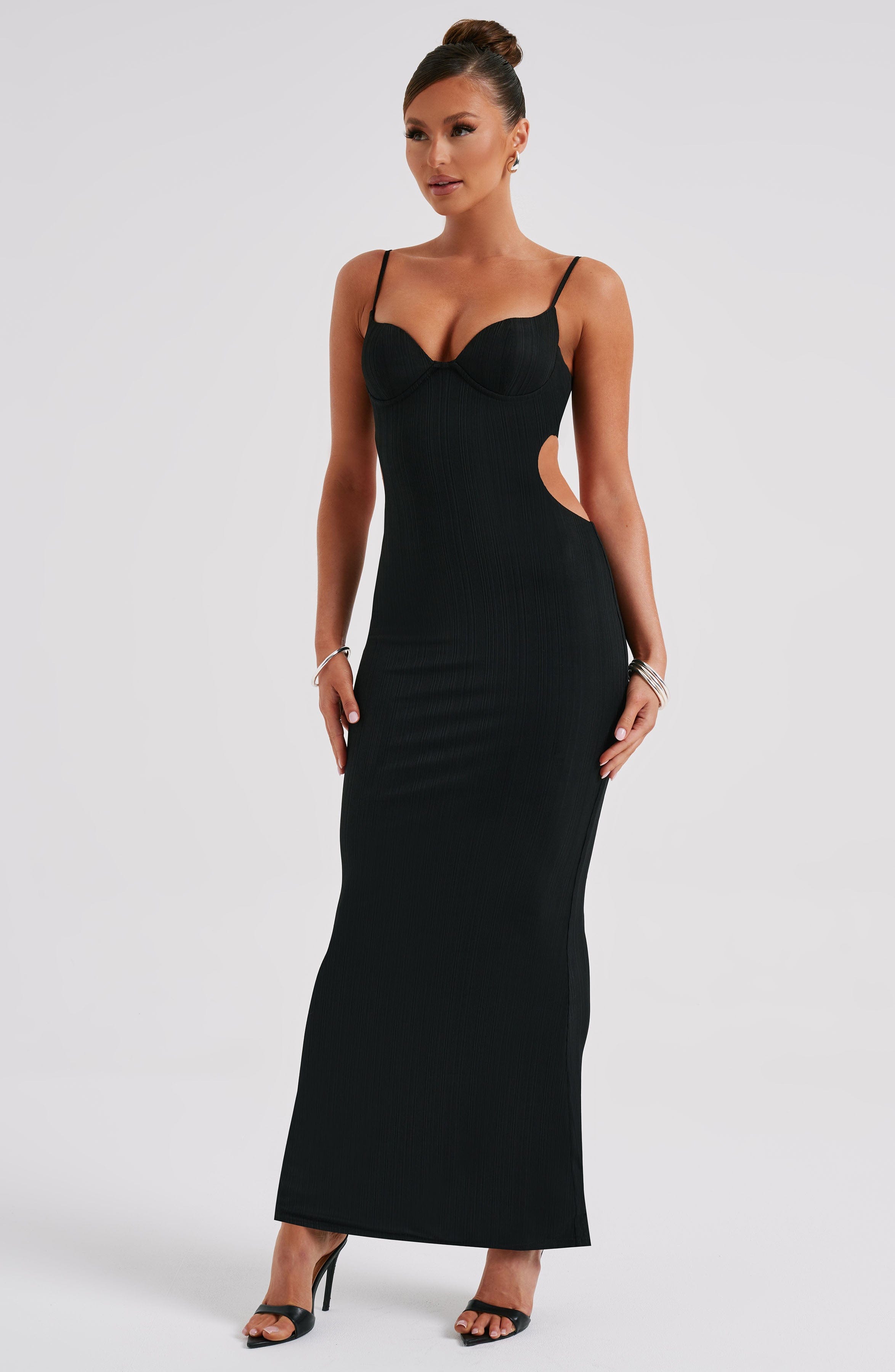 Celine Maxi Dress - Black - Napalia