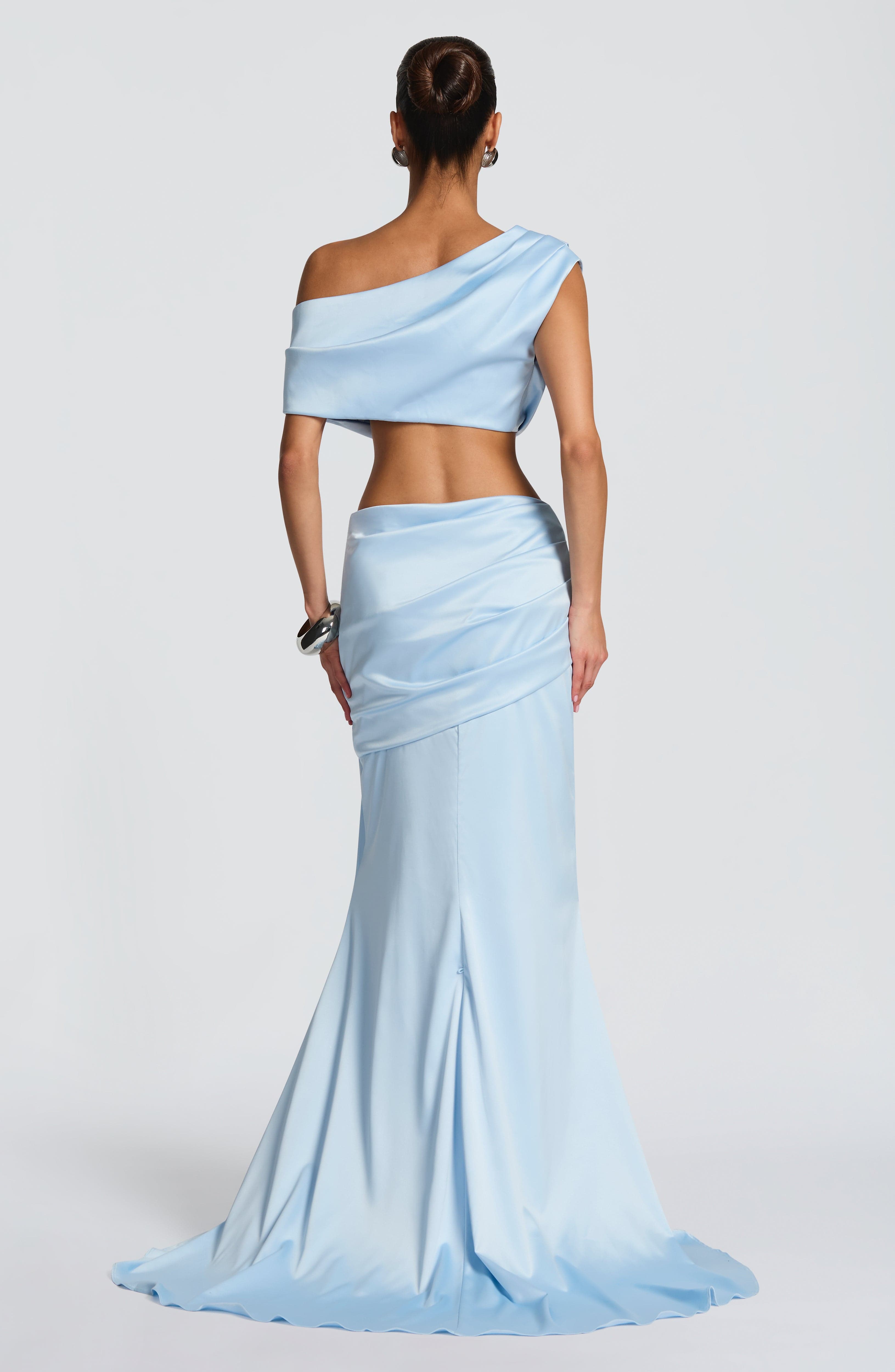 Claudette Maxi Skirt - Glacier Blue - Napalia