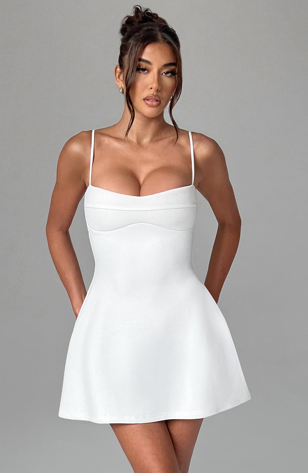 Dakota Mini Dress - Ivory - Napalia