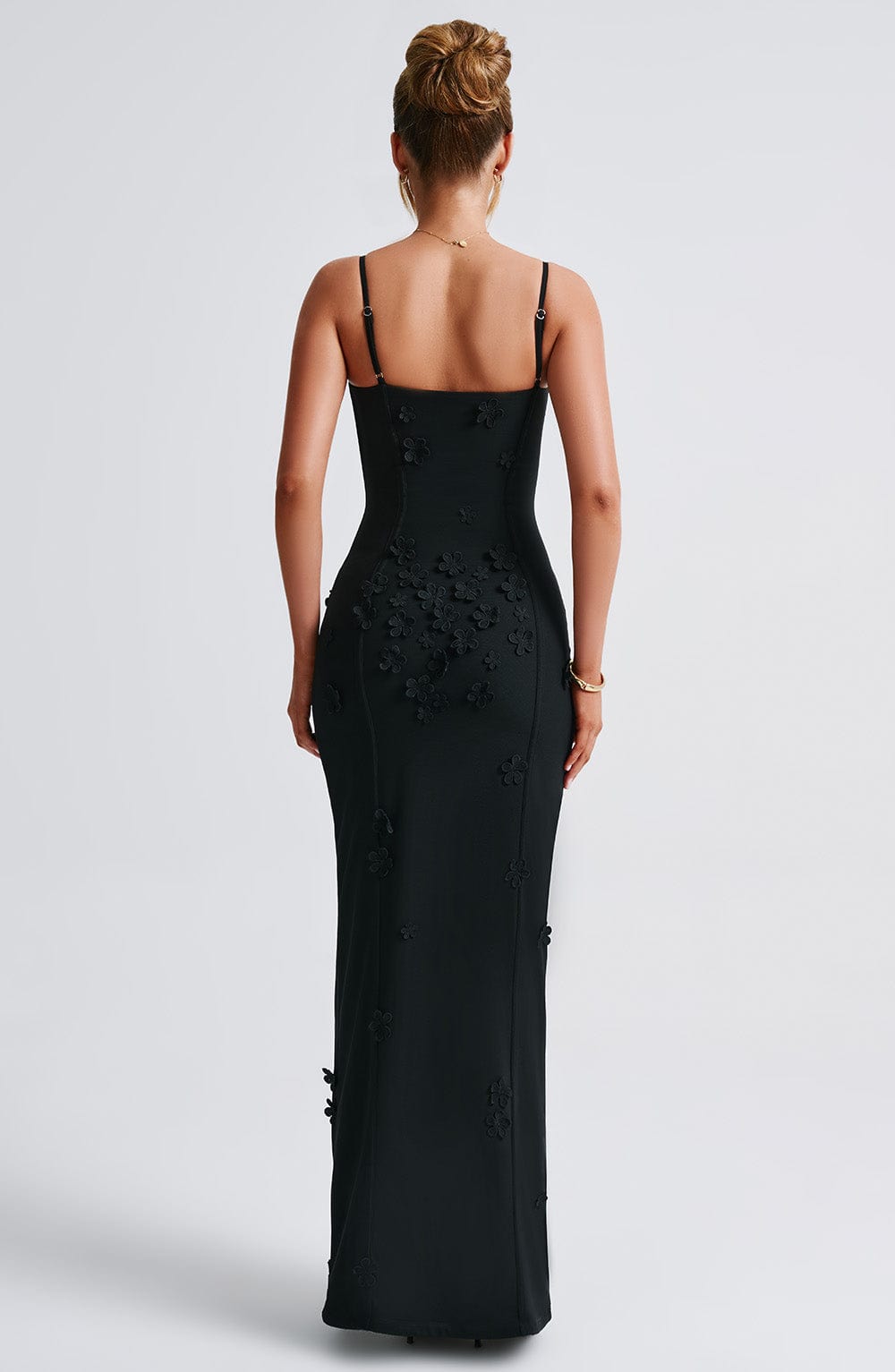 Dalary Maxi Dress - Black Lined - Napalia
