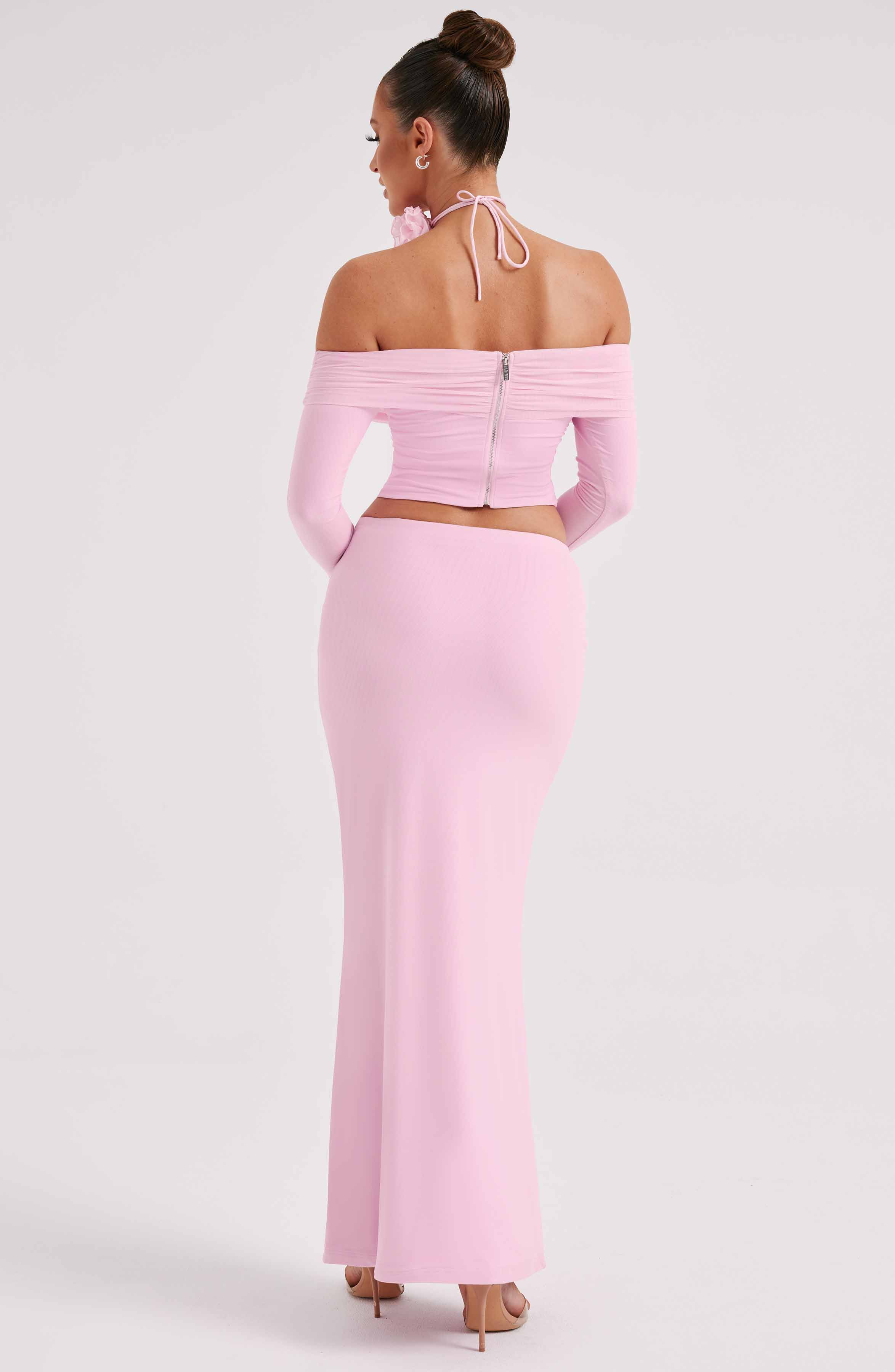 Deema Maxi Skirt - Pink - Napalia
