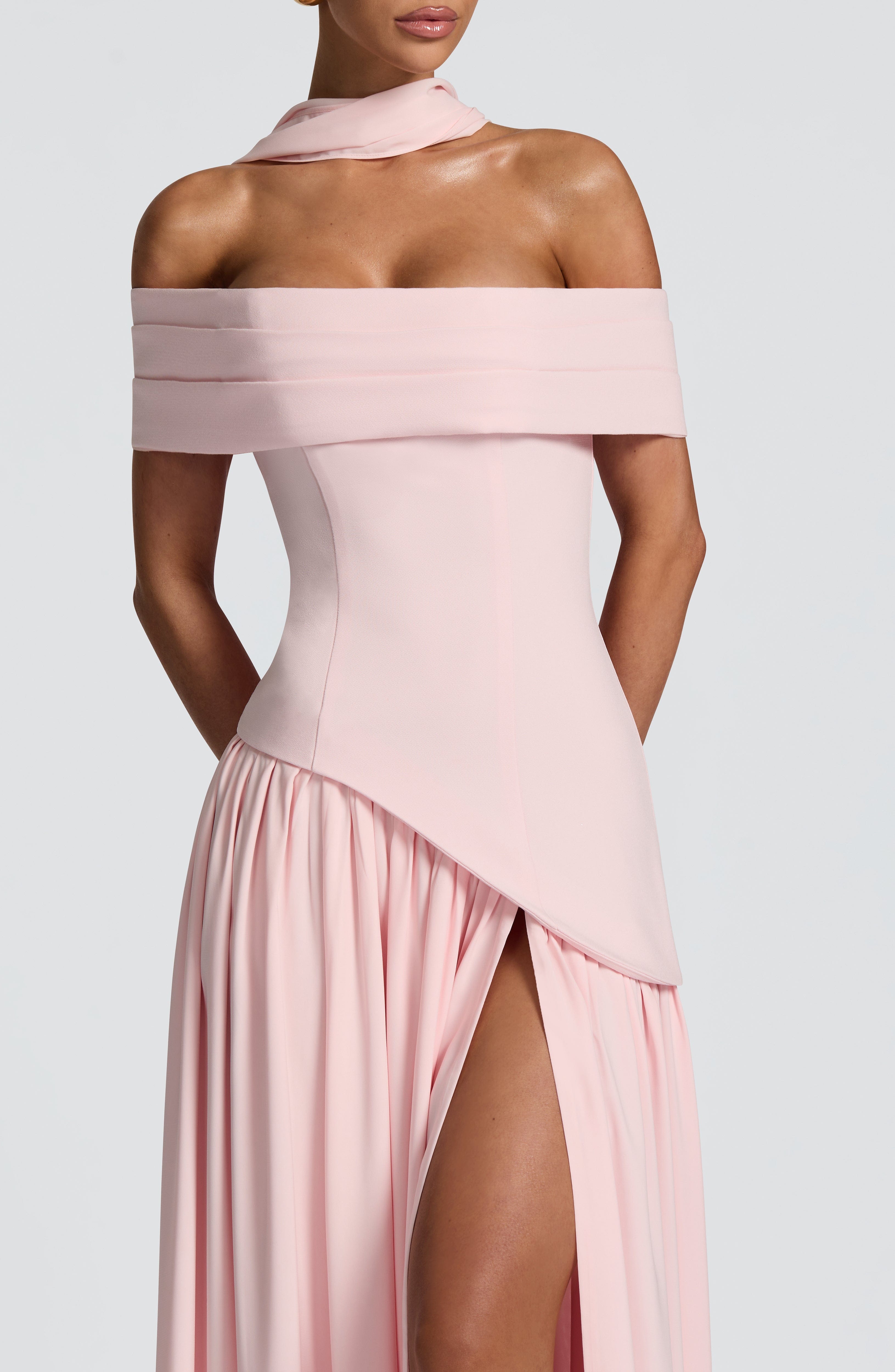 Delilah Maxi Dress - Blush - Napalia