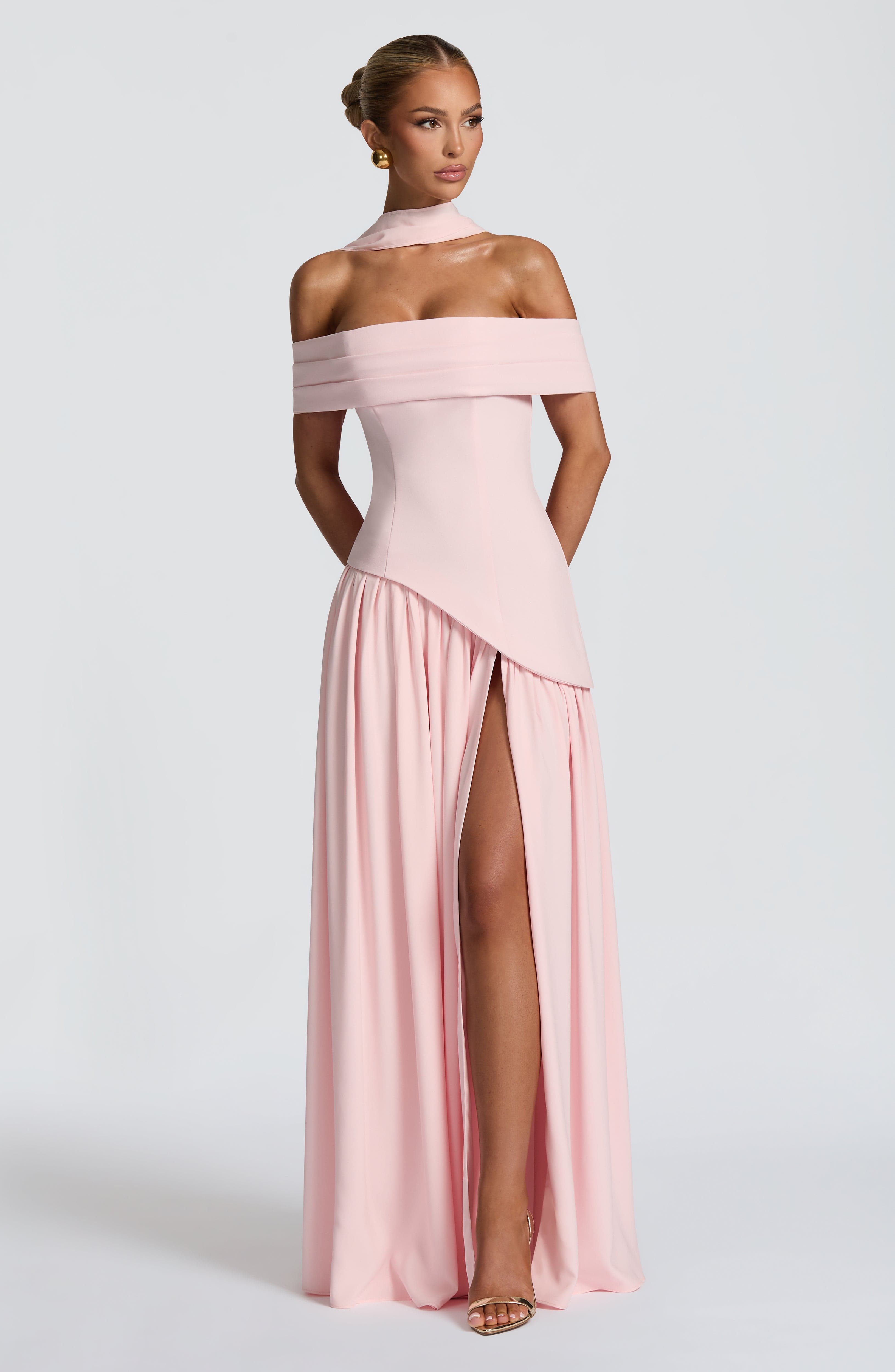 Delilah Maxi Dress - Blush - Napalia