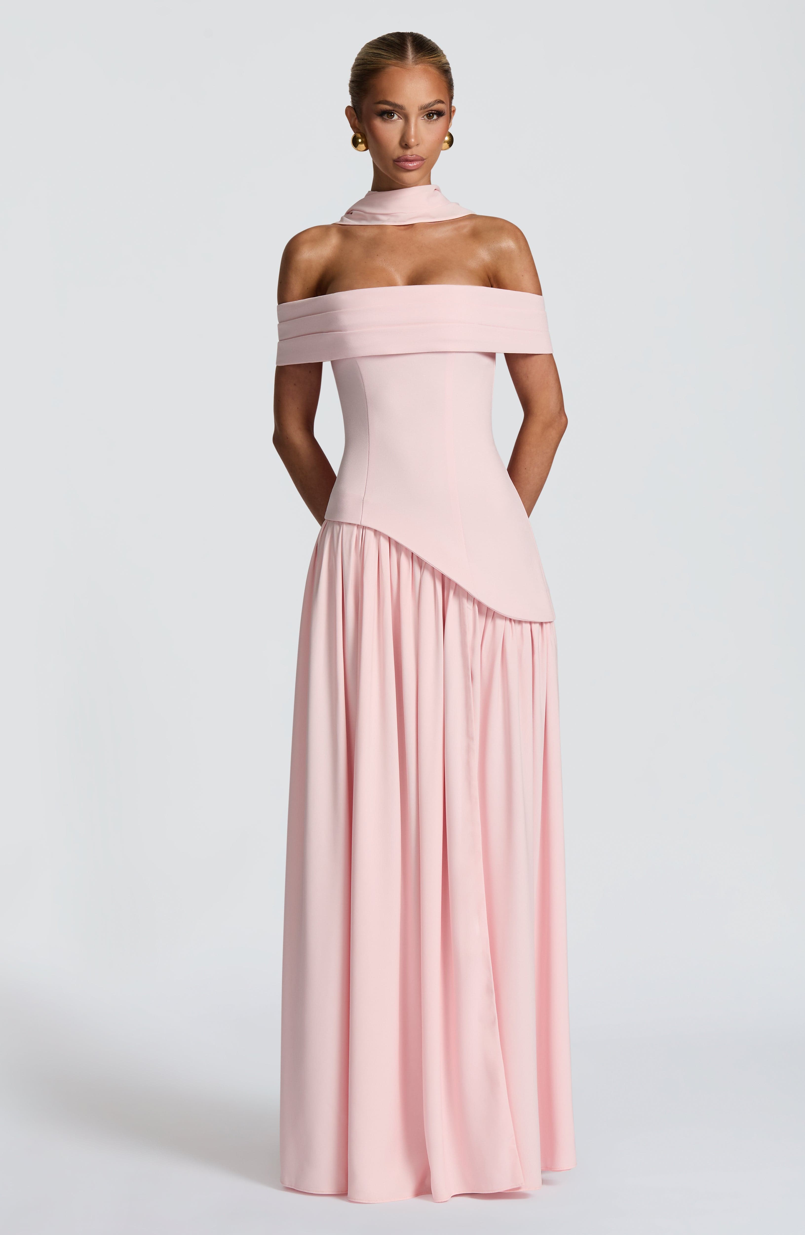 Delilah Maxi Dress - Blush - Napalia