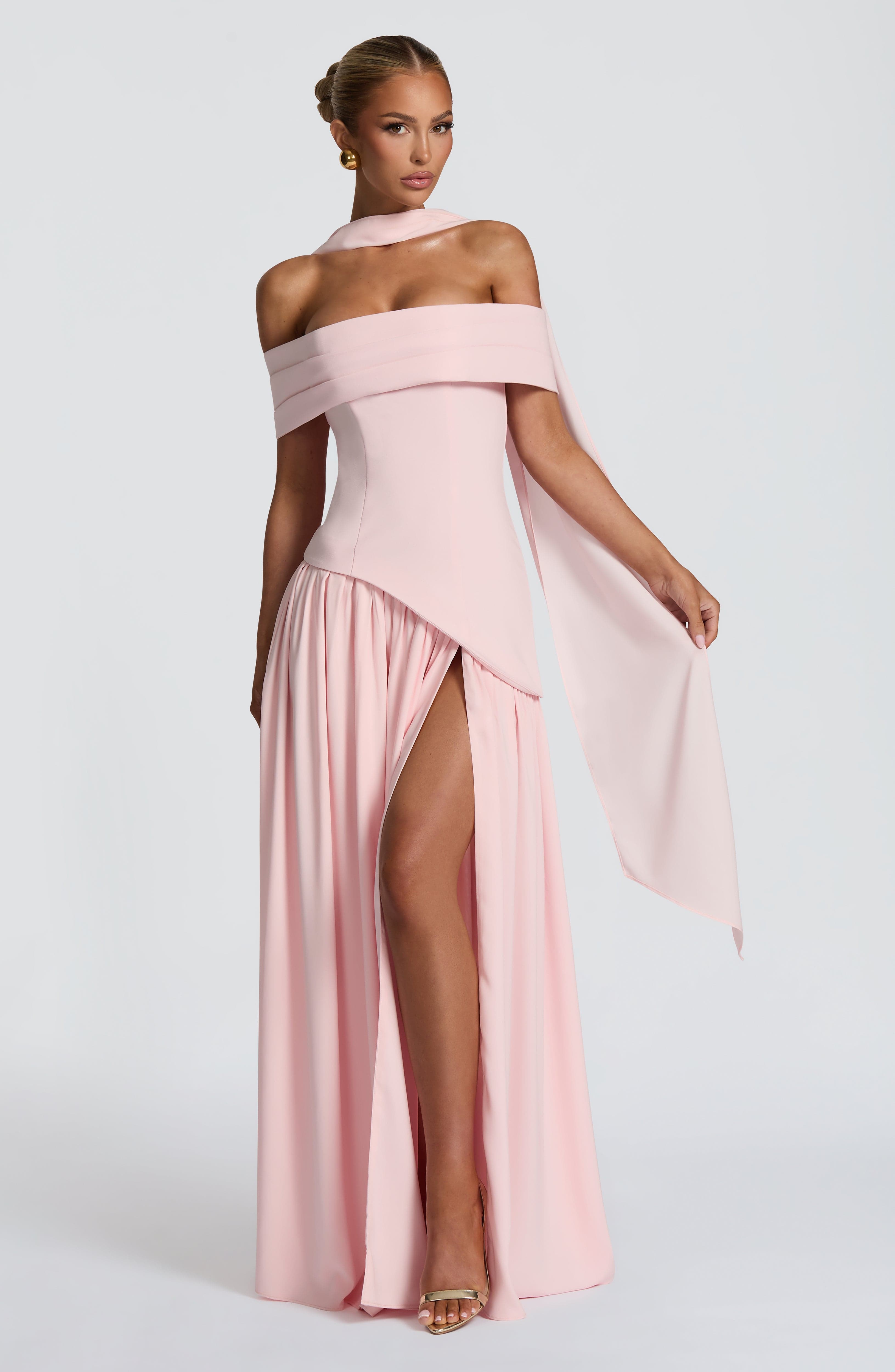 Delilah Maxi Dress - Blush - Napalia