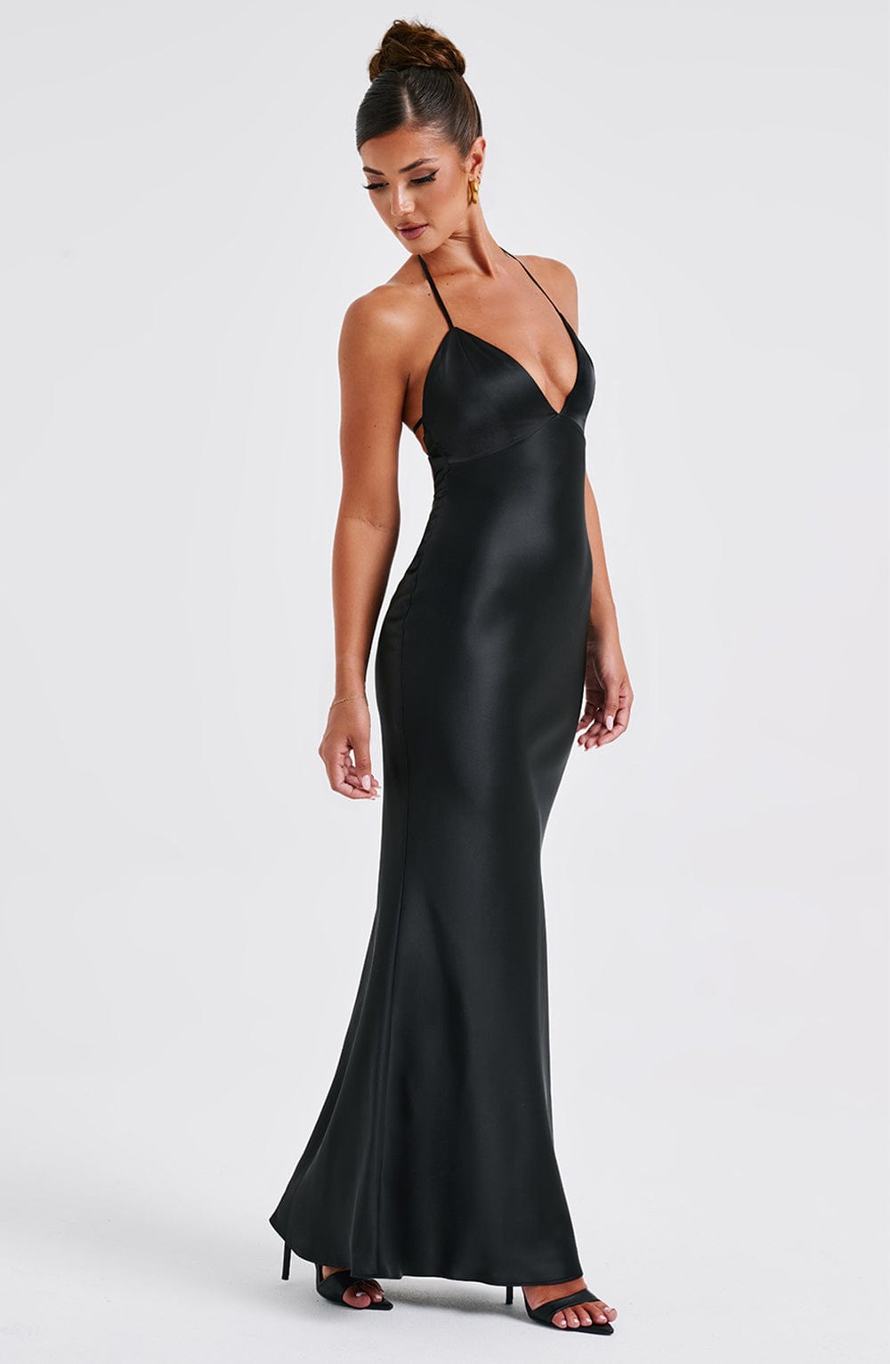 Delphine Maxi Dress - Black - Napalia