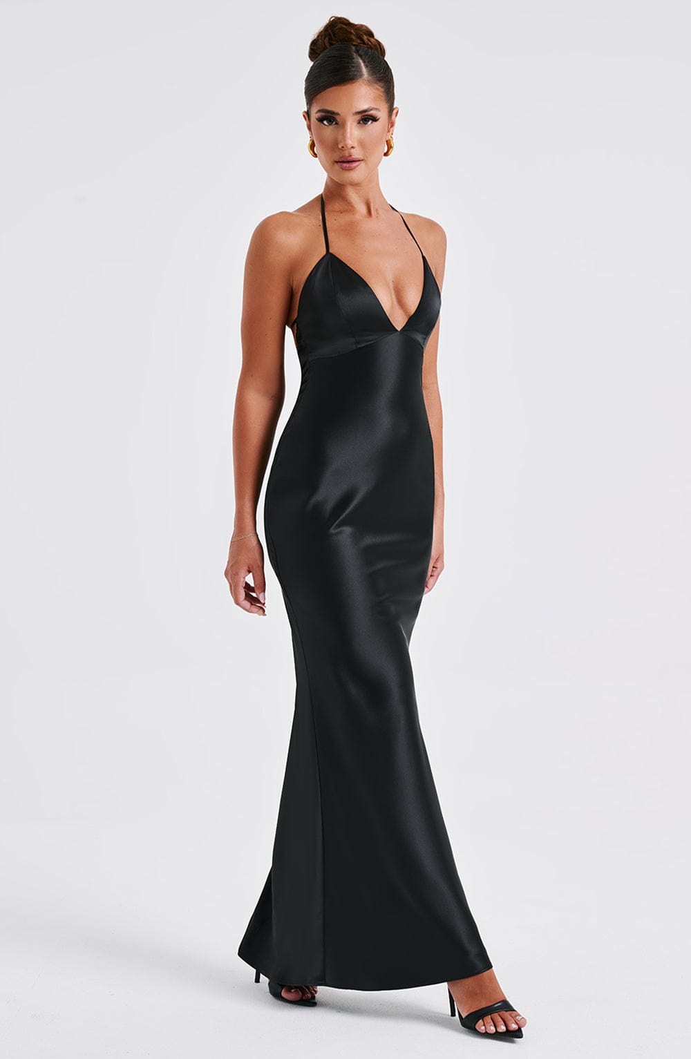 Delphine Maxi Dress - Black - Napalia
