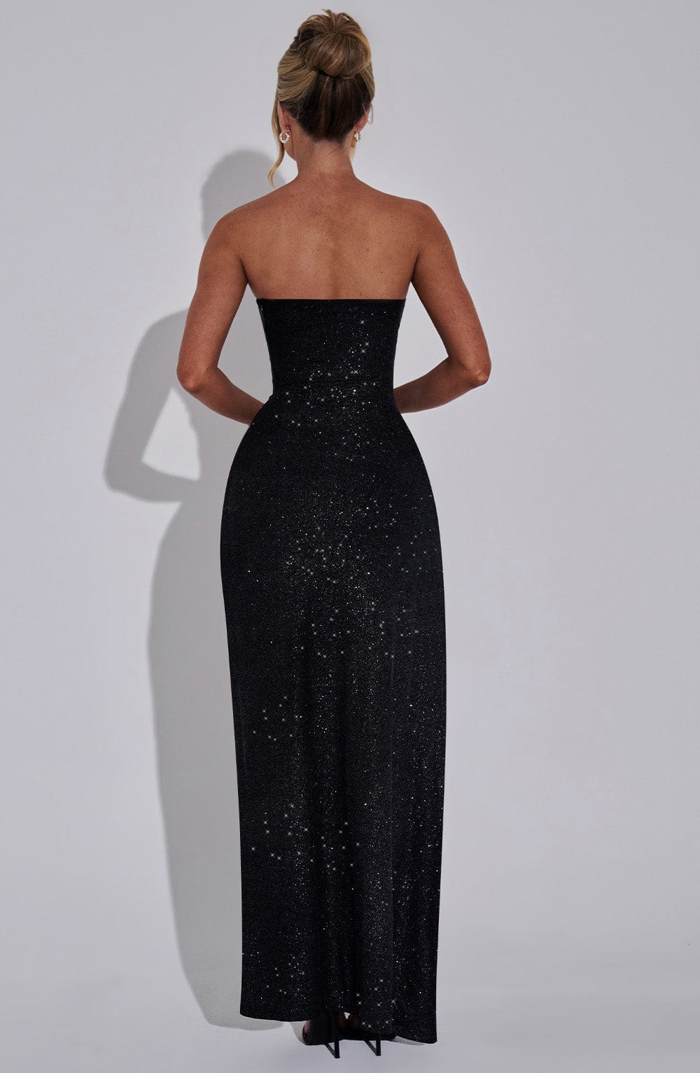 Dhalia Maxi Dress - Black Sparkle - Napalia