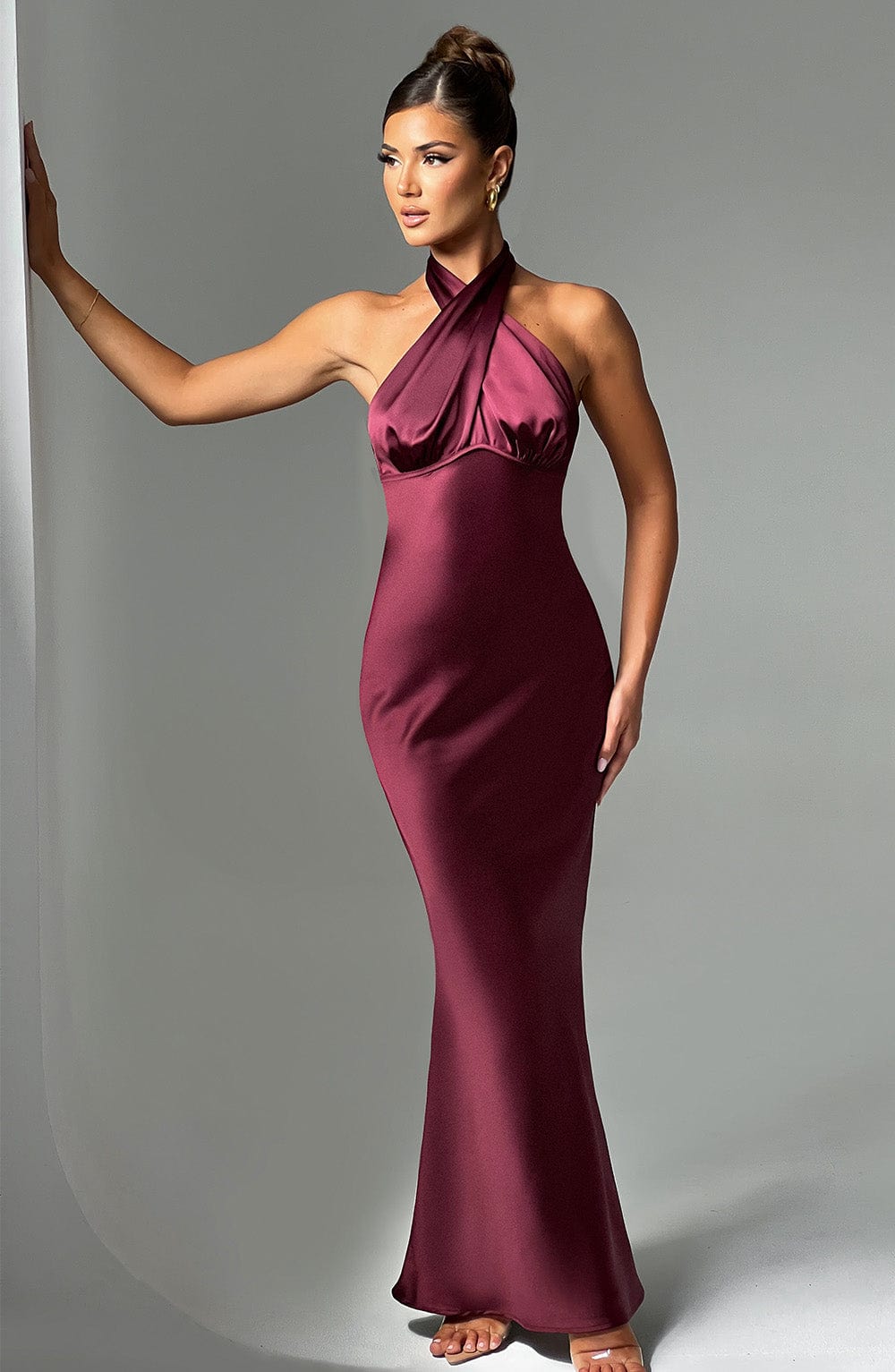 Dimitra Maxi Dress - Burgundy - Napalia