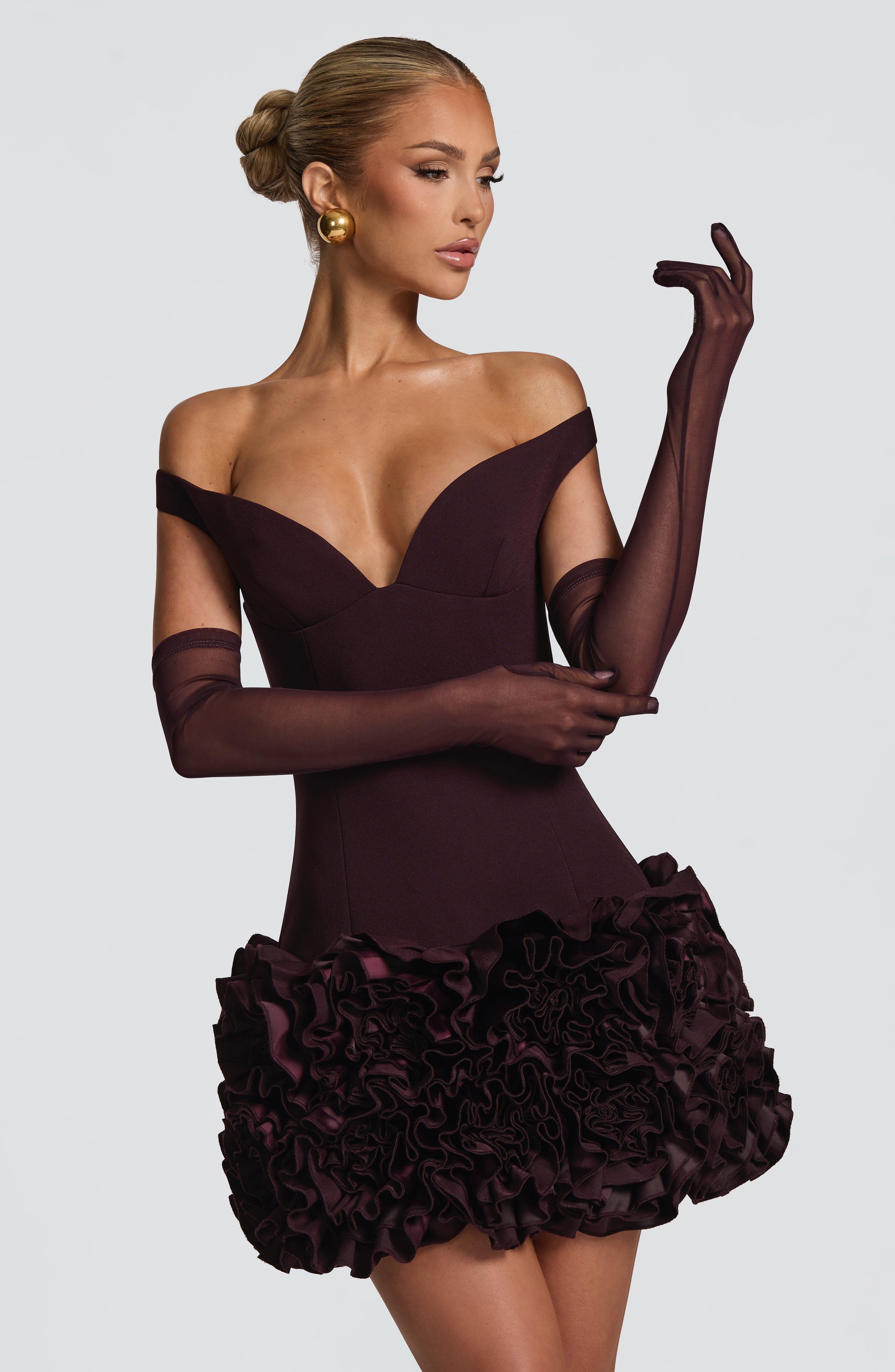 Eli Gloves - Plum - Napalia