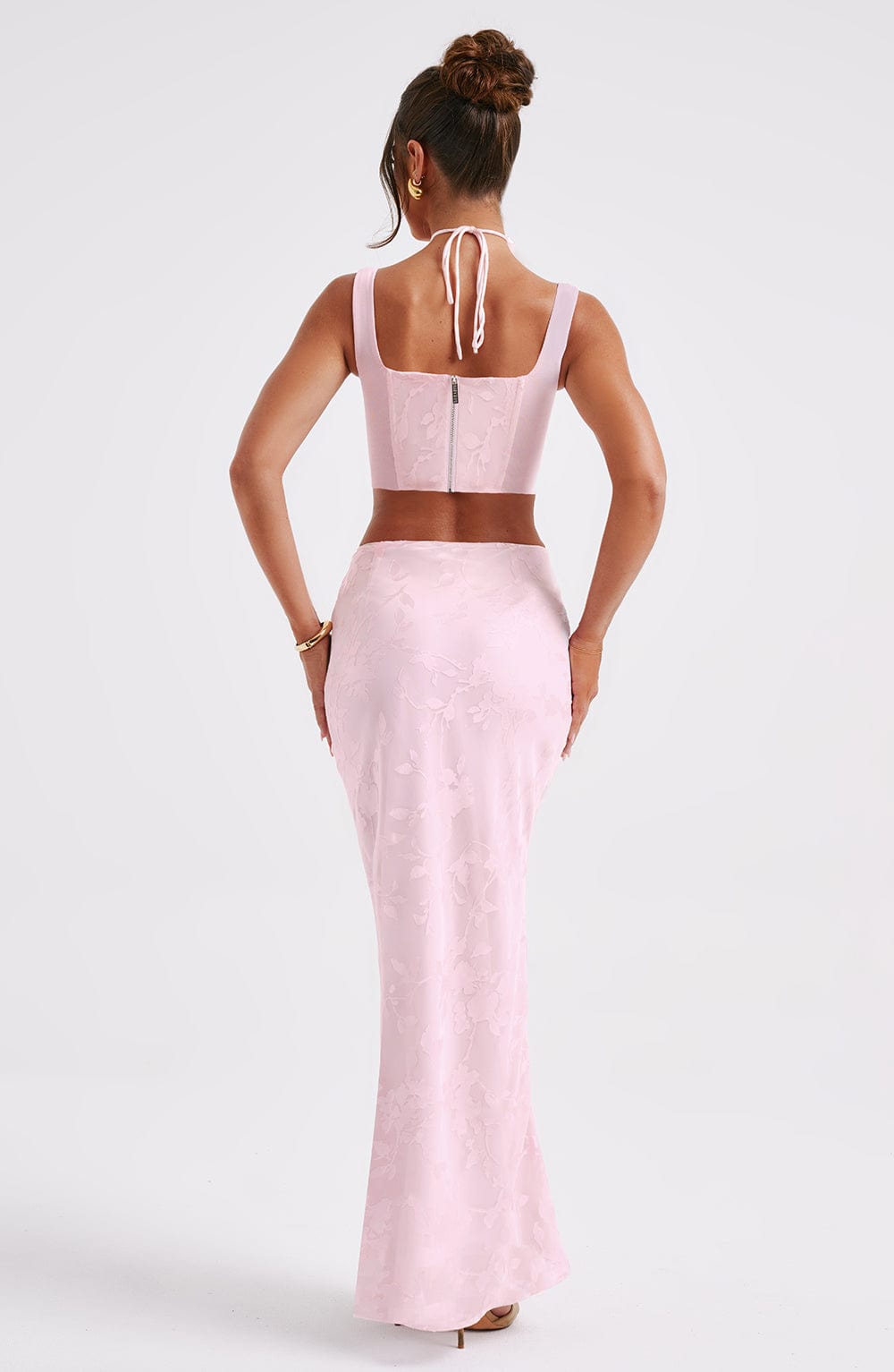 Elizabeth Maxi Skirt - Blush - Napalia