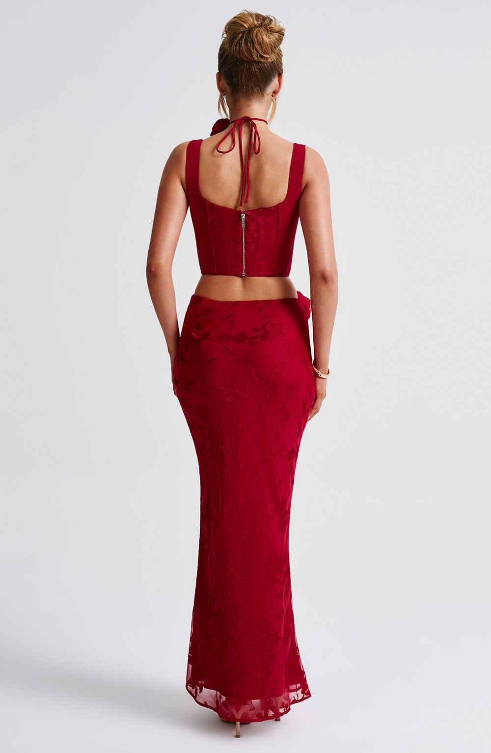 Elizabeth Maxi Skirt - Red - Napalia